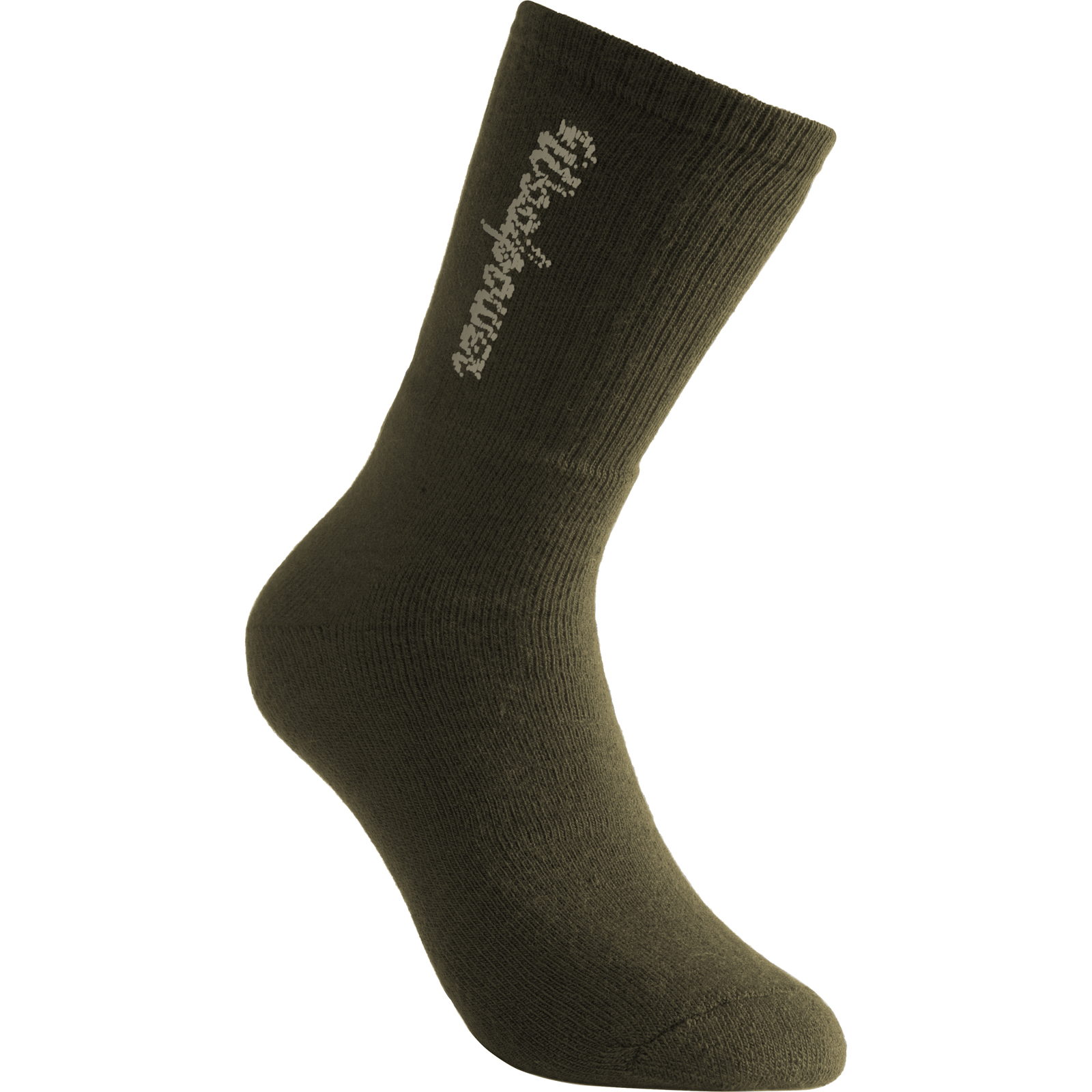 Woolpower Socks 400 Classic Logo - Merino-Socken pine green - Bild 3