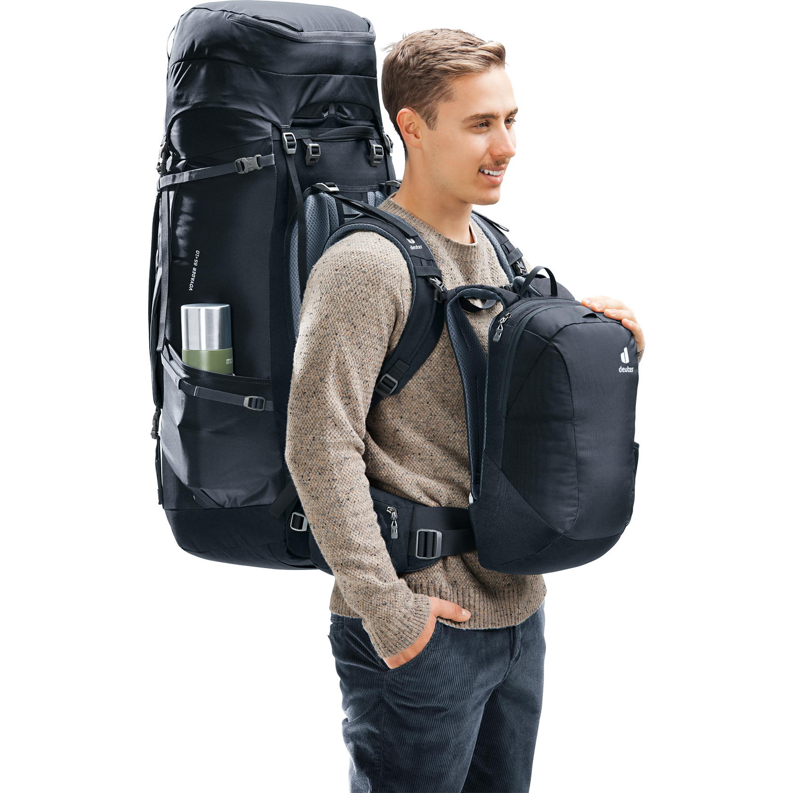deuter Voyager 65+10 - Reiserucksack black - Bild 23