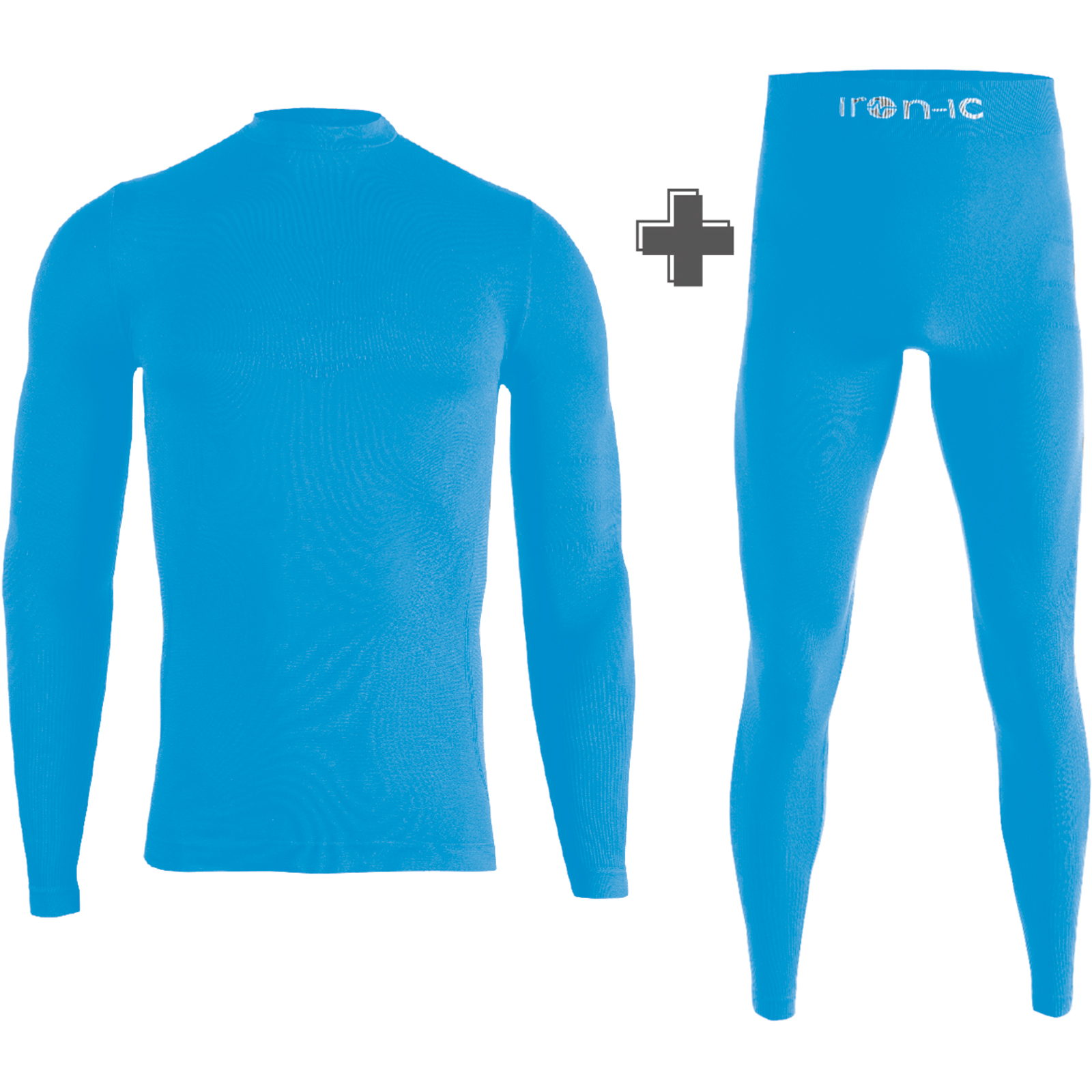 iron-ic Baselayer Kit Junior - Unterwäsche Set light blue - Bild 2