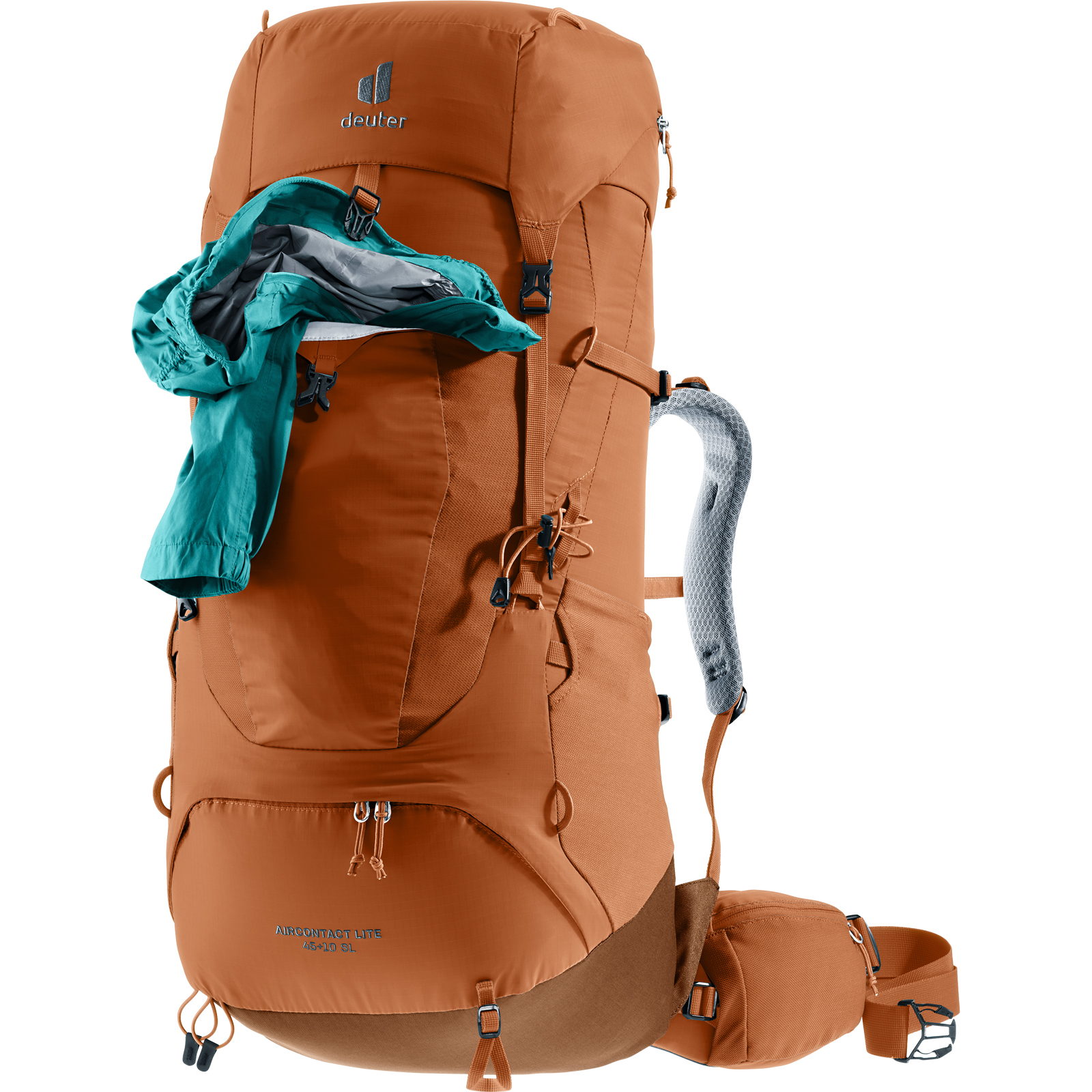 deuter Aircontact Lite 45+10 SL - Damen-Trekkingrucksack pecan-mocha - Bild 12