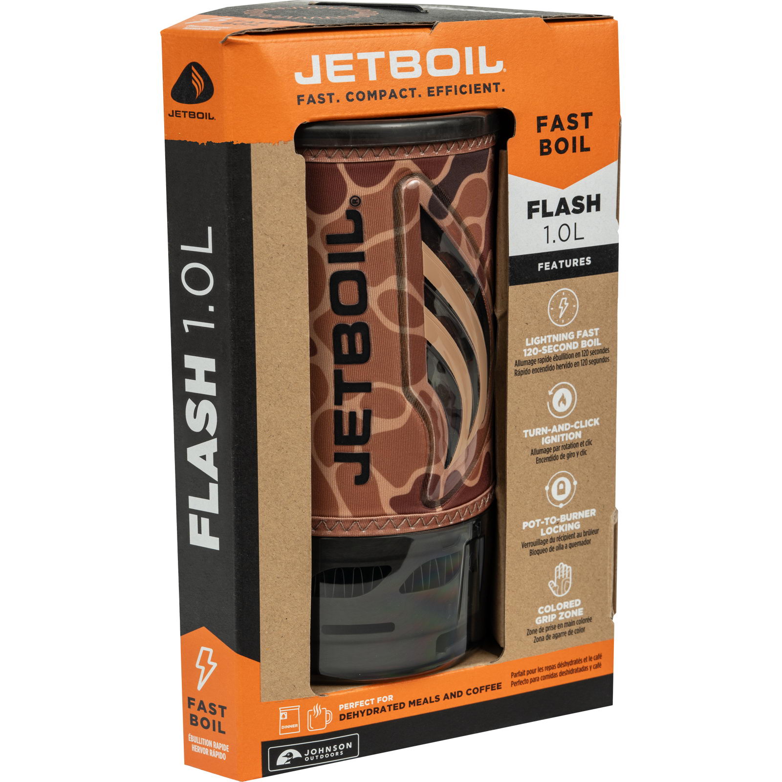 Jetboil Flash 1.0L - Kochsystem für Gas duck camo - Bild 13