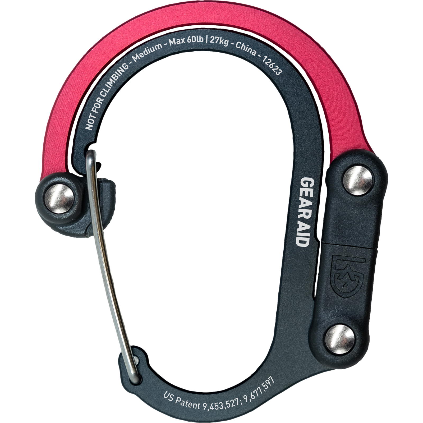 GearAid Heroclip M - Materialkarabiner rot - Bild 6