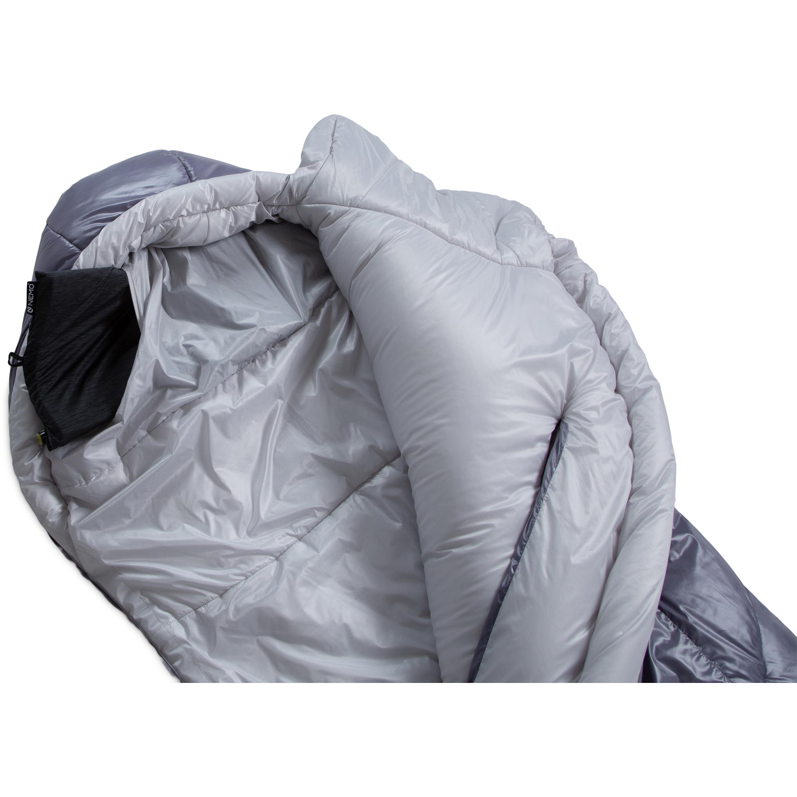 NEMO Forte Women 20 - Kunstfaser-Schlafsack quicksilver-aluminum - Bild 8