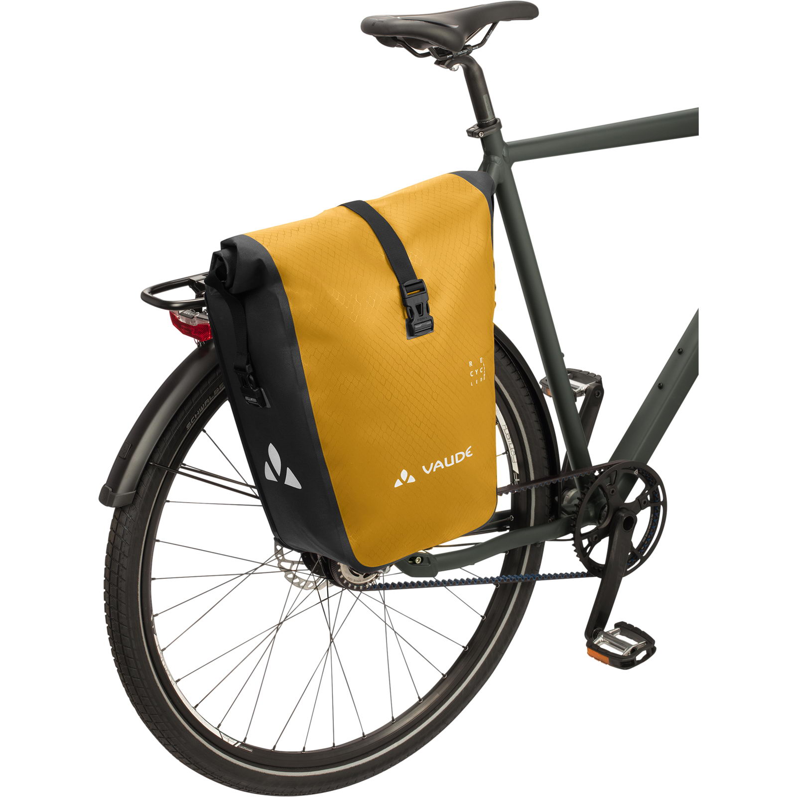 VAUDE Aqua Back Single (rec) - Hinterrad-Tasche burnt yellow - Bild 12