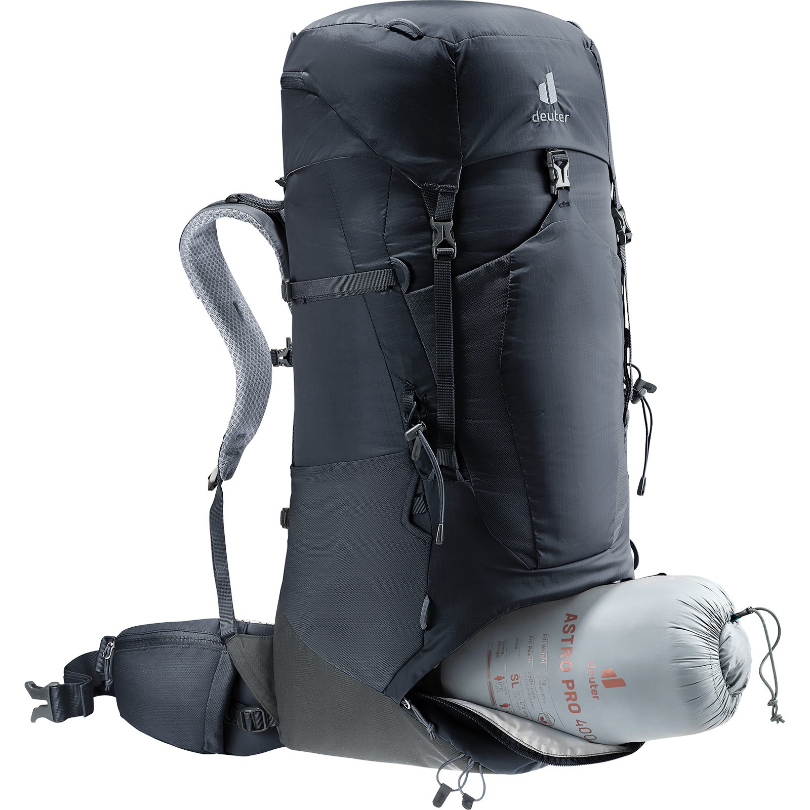 deuter Aircontact Lite 50+10 - Trekkingrucksack black-graphite - Bild 16