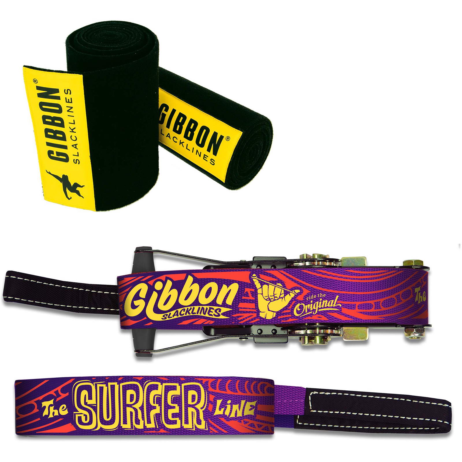 Gibbon Surfer Line TreeWear Set - Slackline - Bild 3