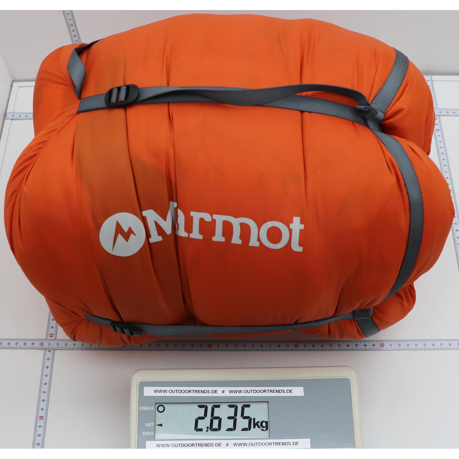 Marmot Trestles Elite 0 - Kunstfaserschlafsack tangelo-steel onyx - Bild 9