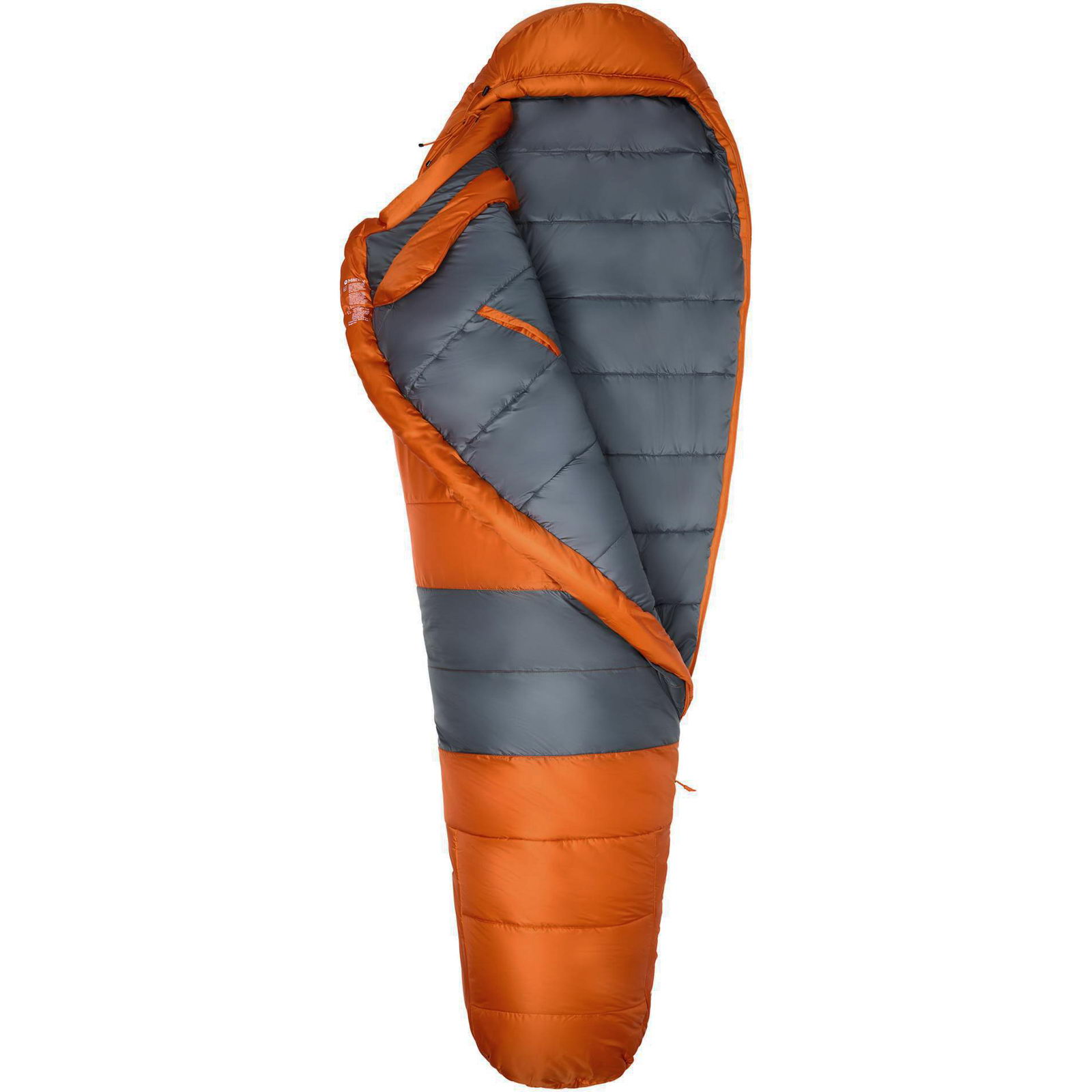 Marmot Trestles Elite 0 - Kunstfaserschlafsack tangelo-steel onyx - Bild 3
