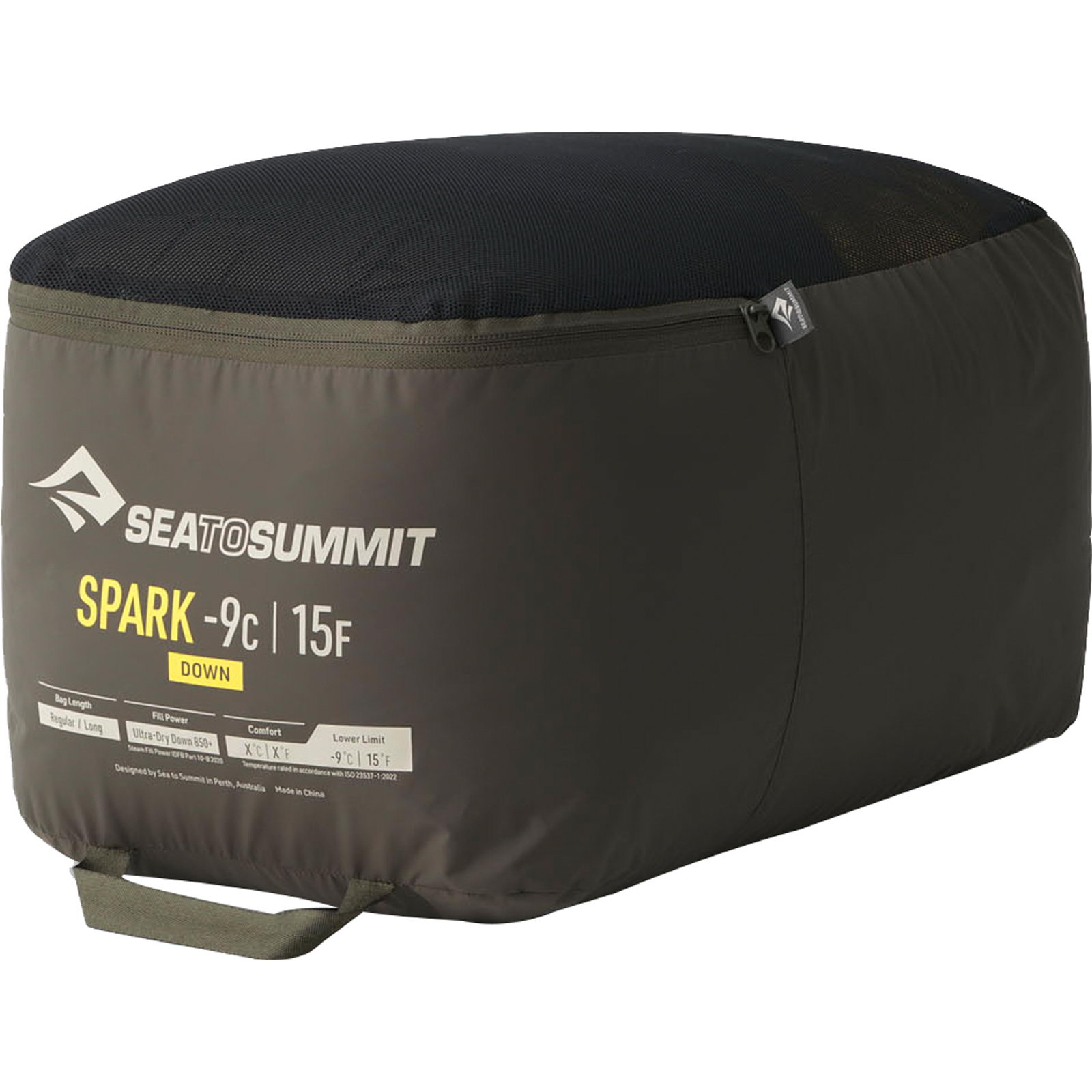 Sea to Summit Spark -9C/15F - Schlafsack beluga black-yellow - Bild 2