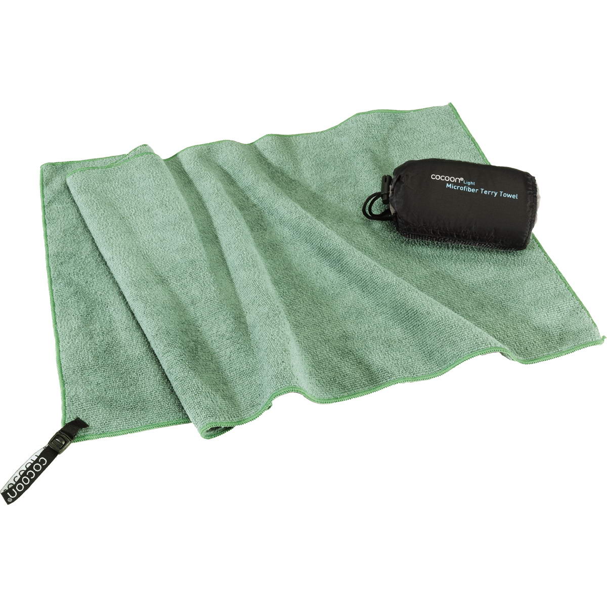 COCOON Terry Towel Light Gr. XL - Travel-Handtuch bamboo green - Bild 3