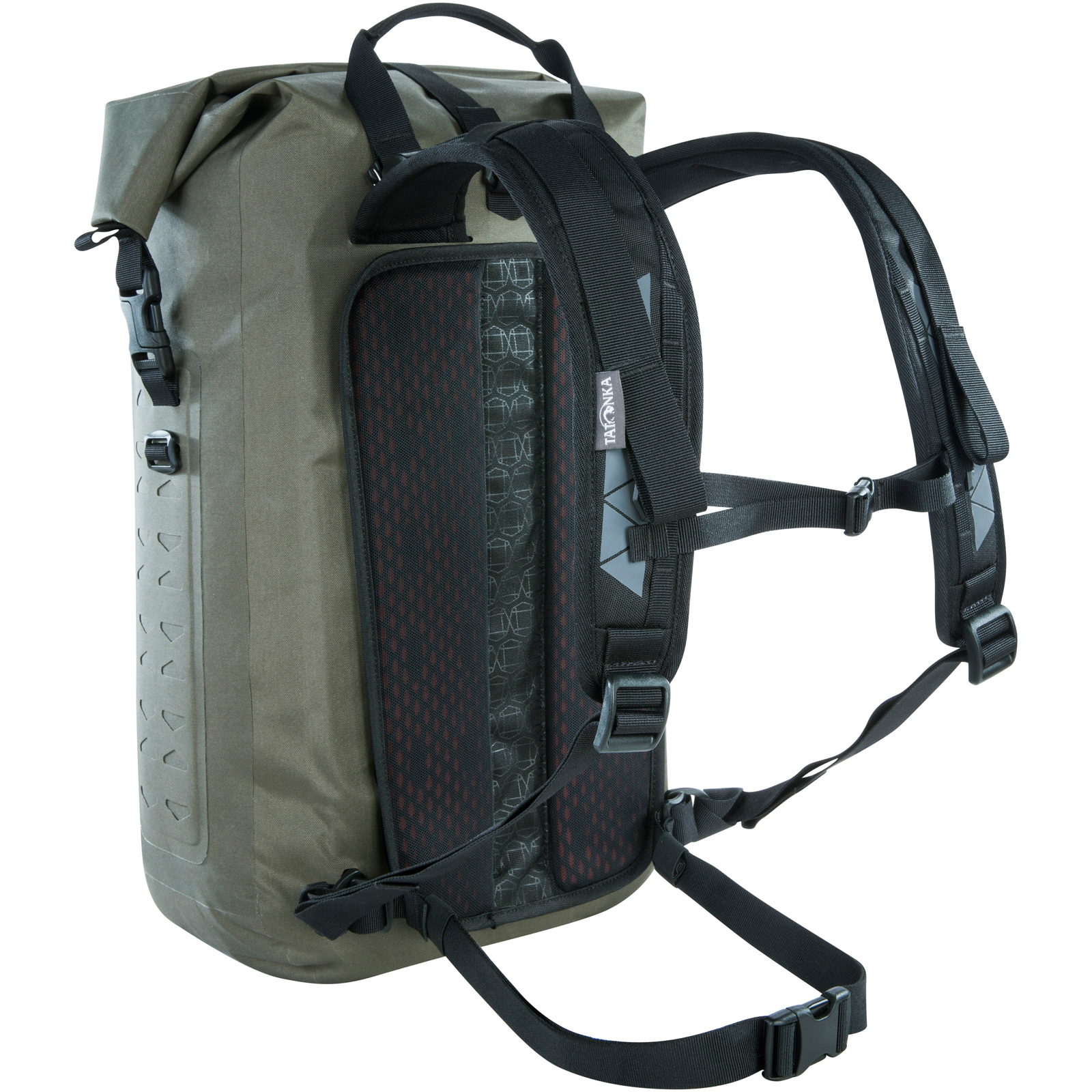 Tatonka Commuter Rolltop 30 WP - Fahrradrucksack stone grey olive - Bild 2