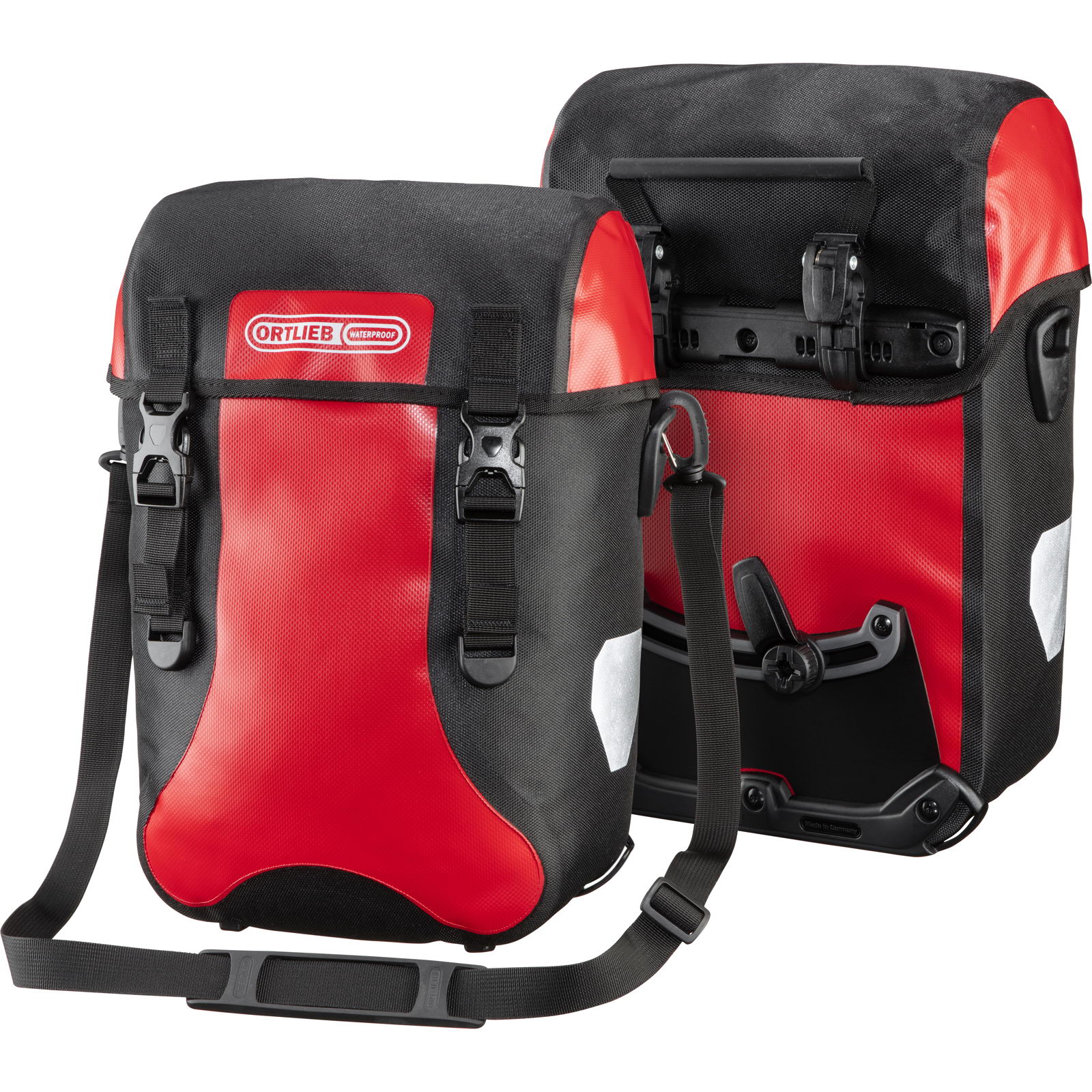 ORTLIEB SPORT-PACKER 15L Pair - Fahrradpacktaschen rot-schwarz - Bild 1