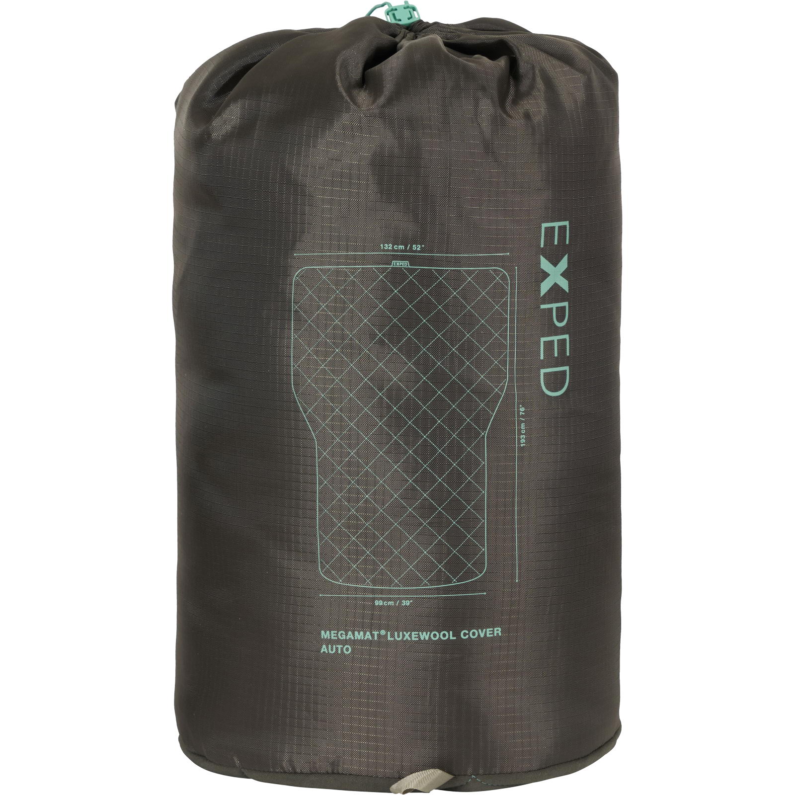 EXPED MegaMat LuxeWool Cover Auto - Mattenbezug moraine - Bild 4