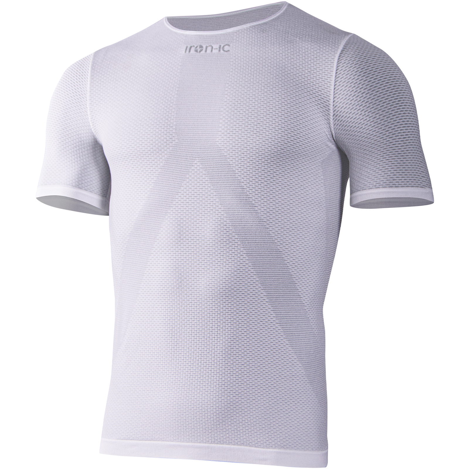 iron-ic Evonet Shortsleeve Unisex - Funktionsshirt white-silver - Bild 3