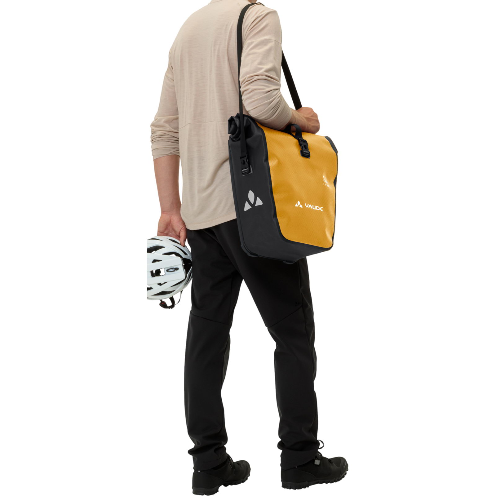 VAUDE Aqua Back Single (rec) - Hinterrad-Tasche burnt yellow - Bild 13
