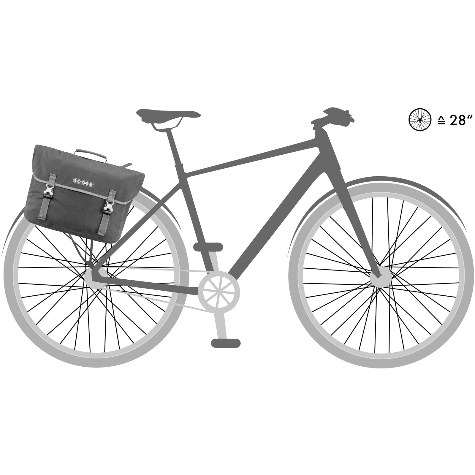 ORTLIEB COMMUTER-BAG 20L QL2.1 - Fahrrad-Aktentasche pepper - Bild 2