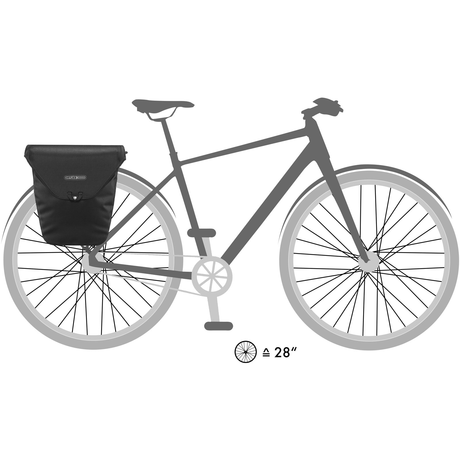 ORTLIEB VELO-SHOPPER 18L - Einkaufs-Fahrrad-Tasche black - Bild 3