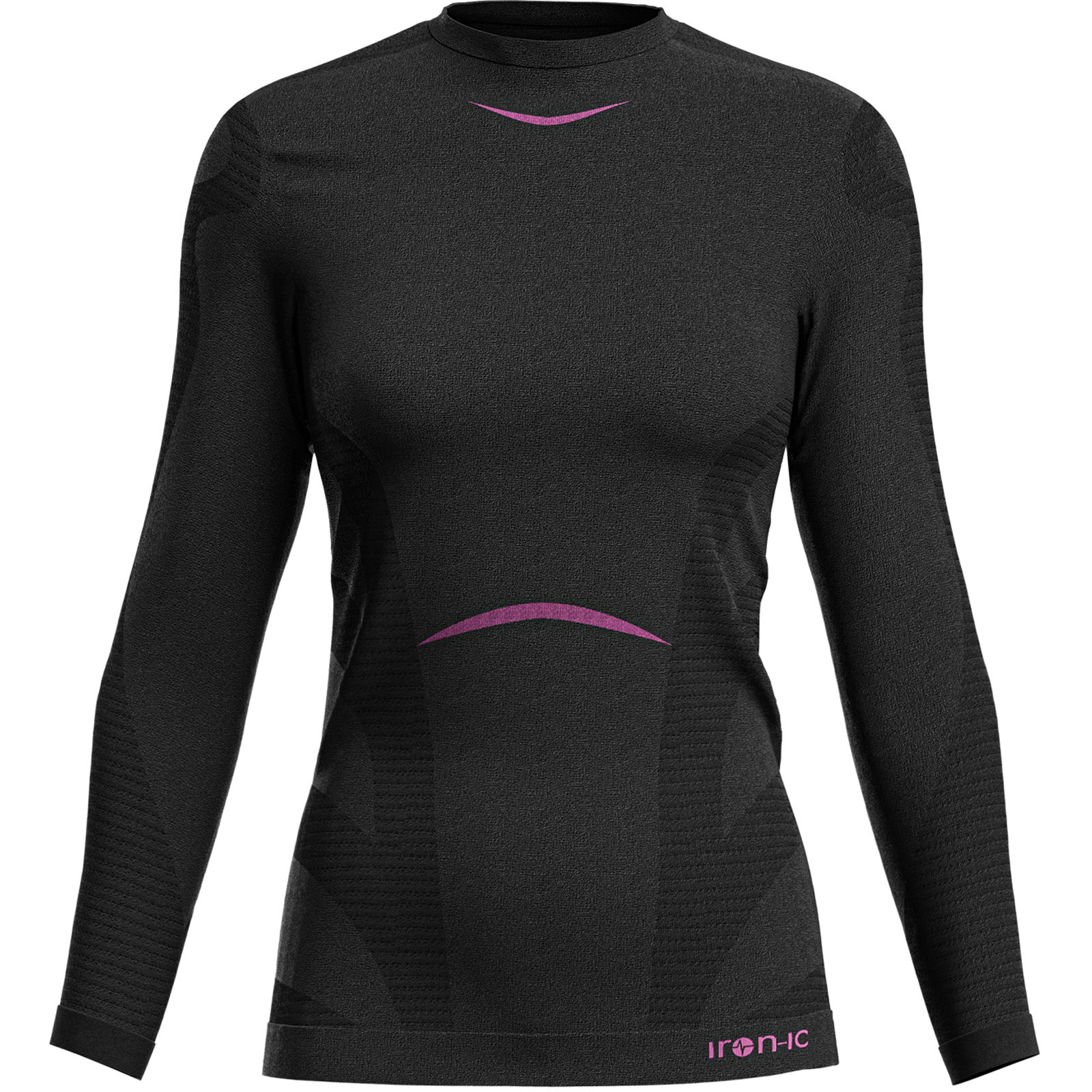iron-ic Smear Longsleeve Woman - Langarmshirt black - Bild 1