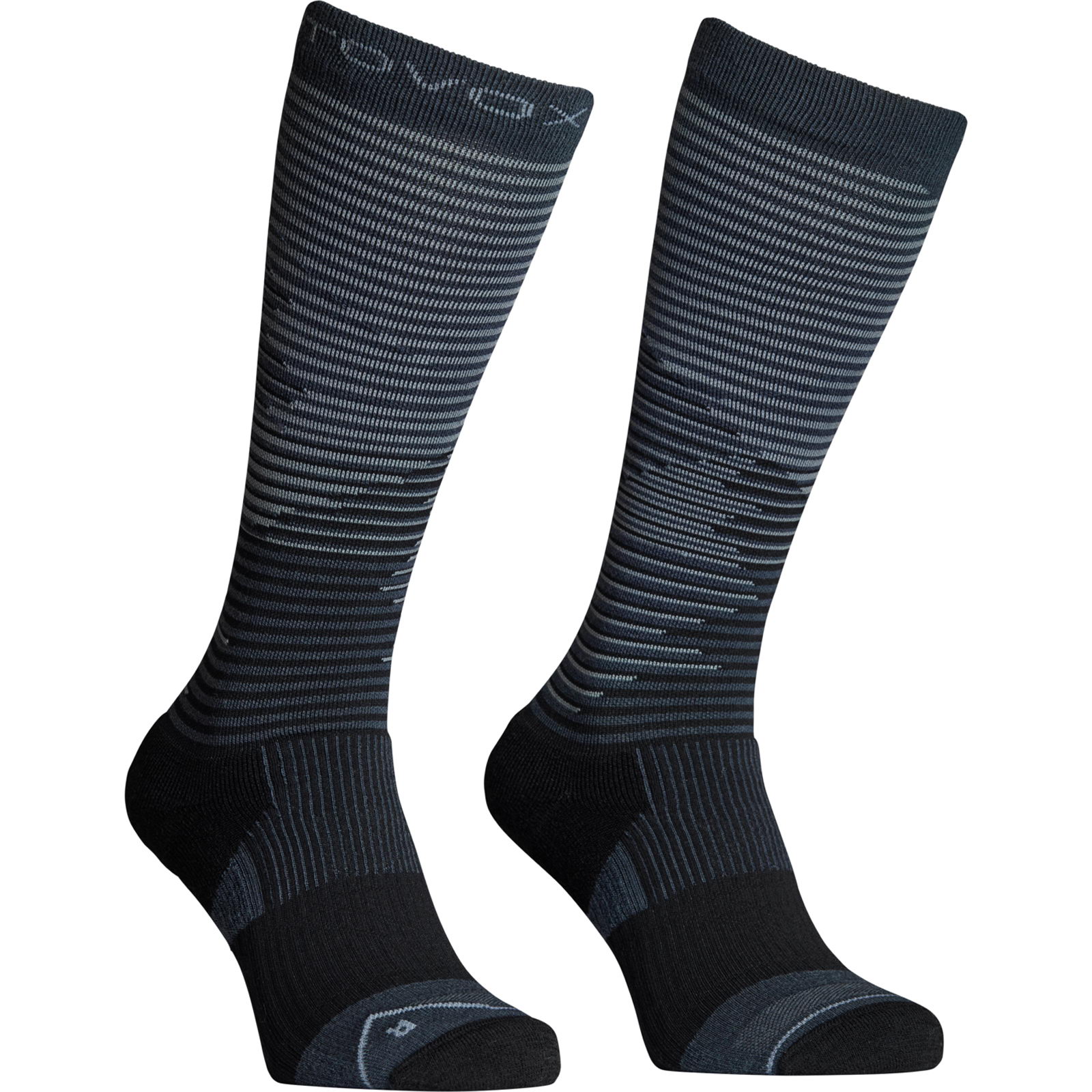 Ortovox Men's All Mountain Long Socks - Wanderstrümpfe black raven - Bild 2