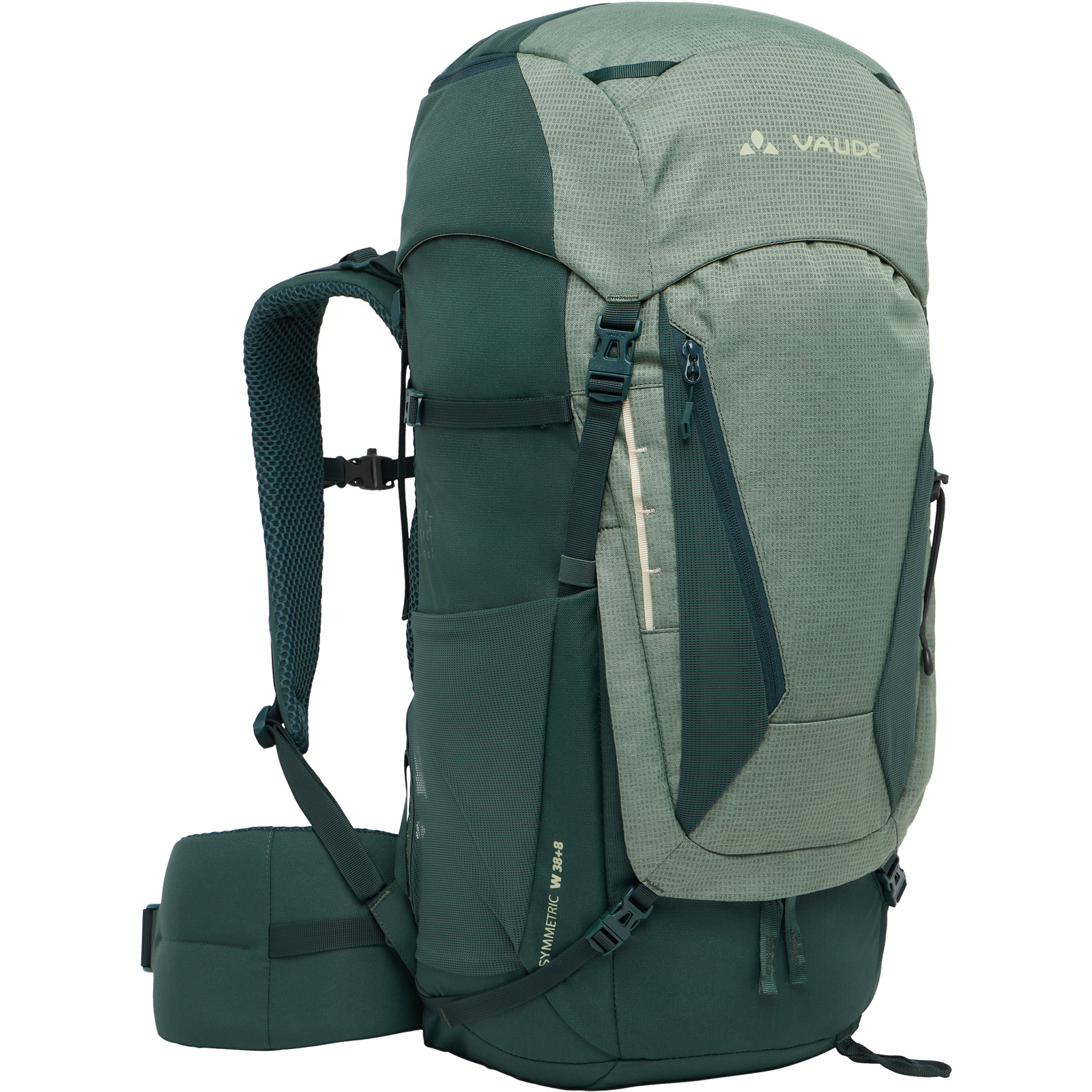 VAUDE Women's Asymmetric 38+8 - Trekkingrucksack agave - Bild 1