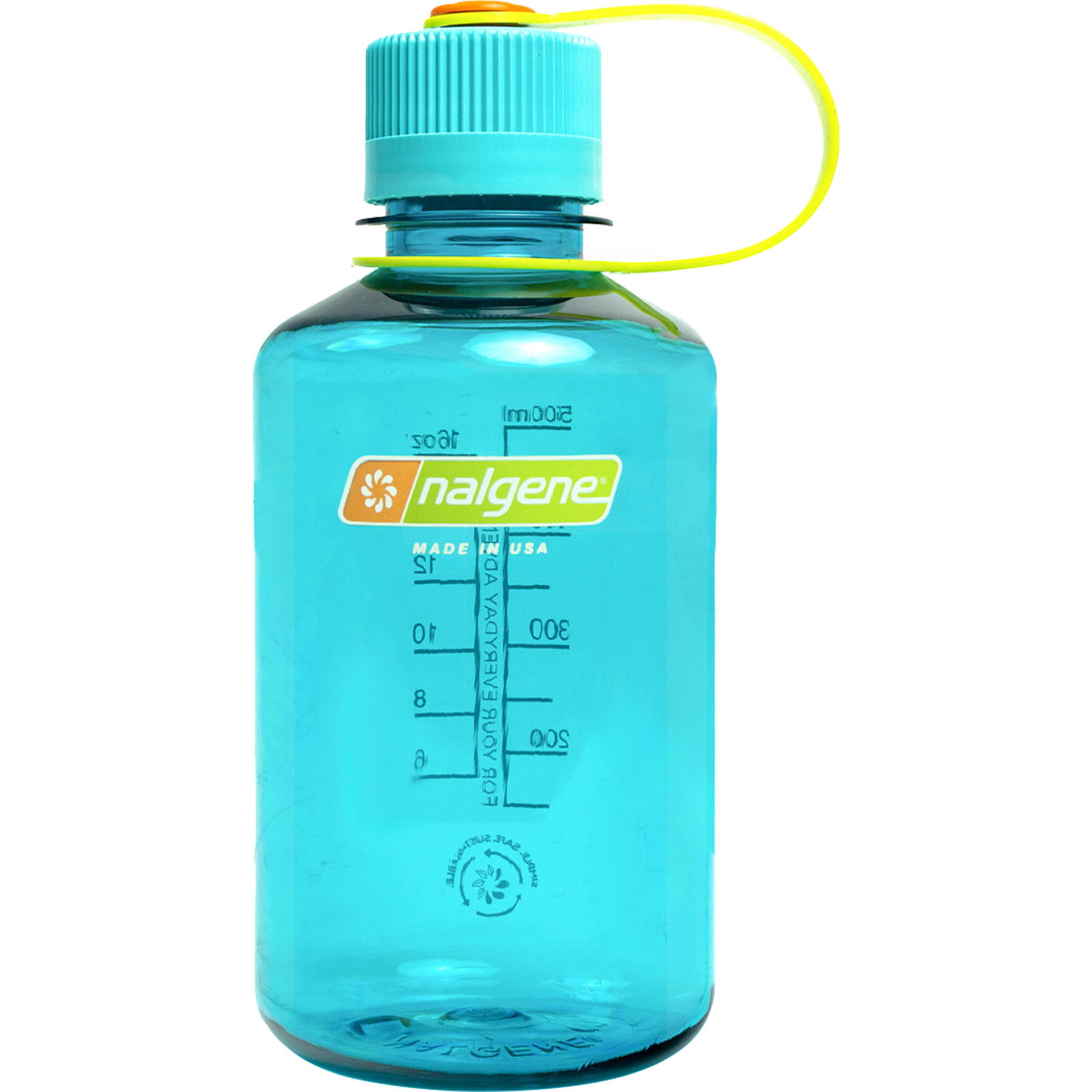 Nalgene Enghals Trinkflasche 0,5 Liter cerulean - Bild 8