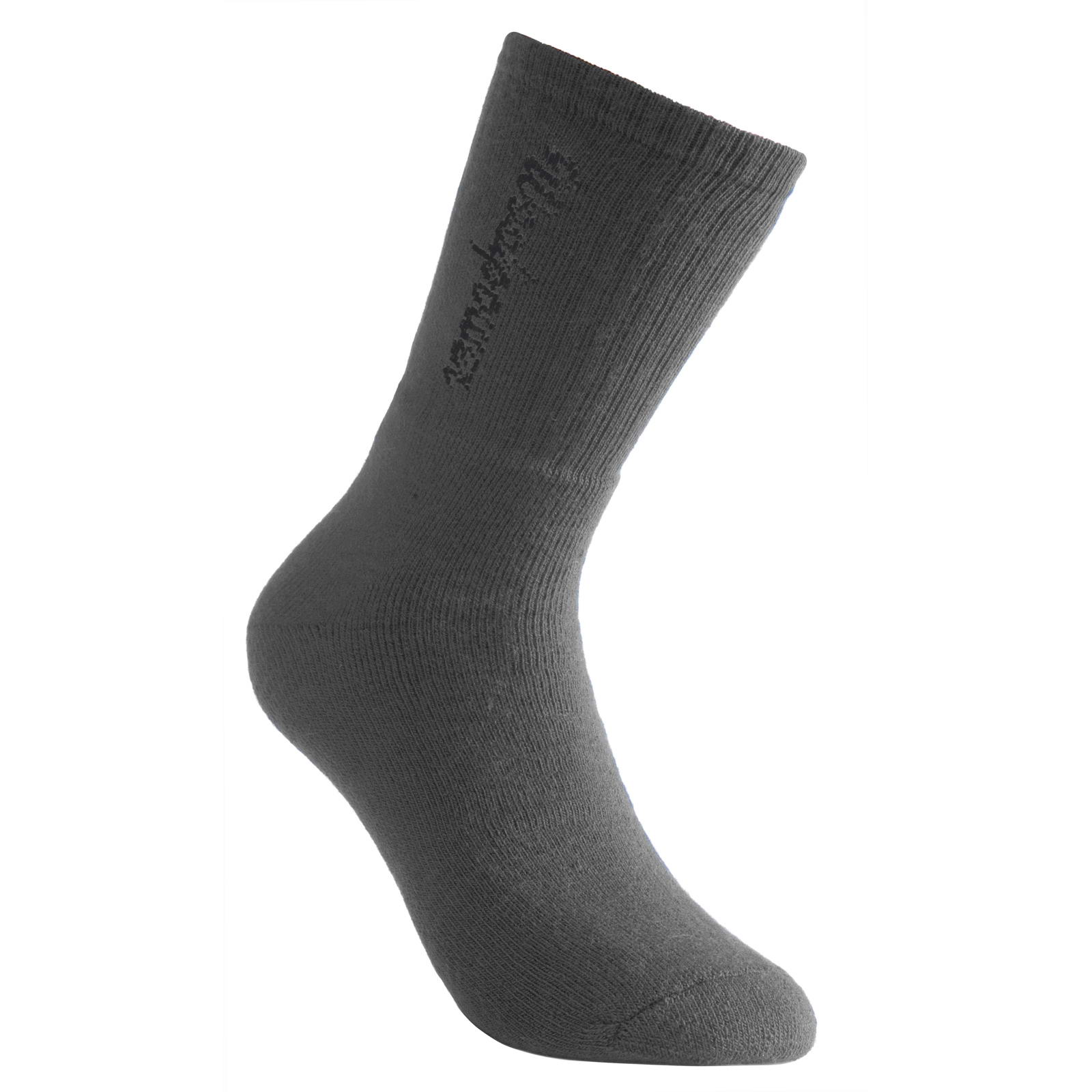 Woolpower Socks 400 Classic Logo - Merino-Socken grau - Bild 2