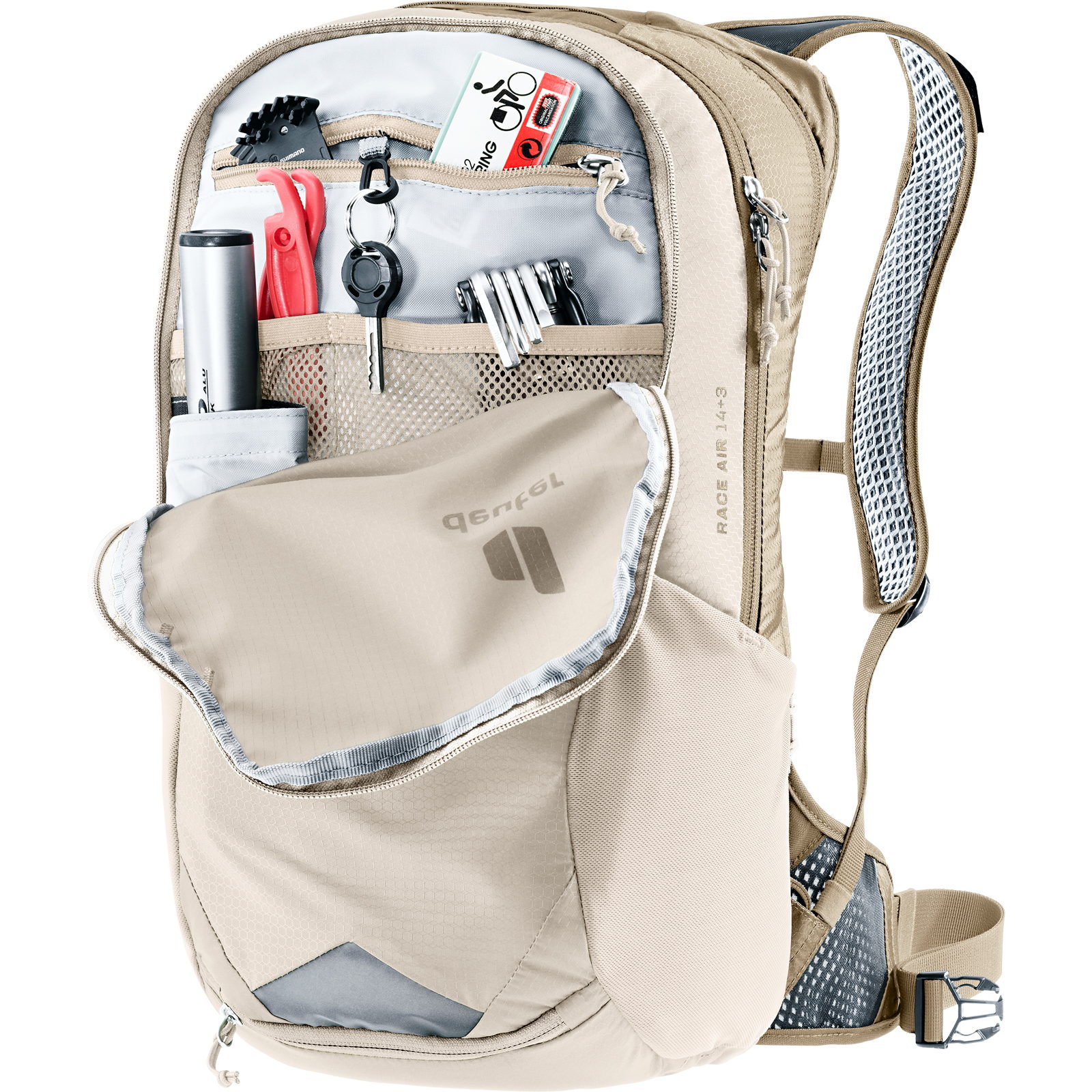 deuter Race Air 14+3 - Bike-Rucksack alu-greystone - Bild 48