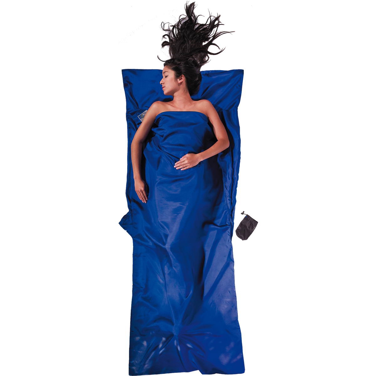 COCOON Silk TravelSheet - Seidenschlafsack ultramarine blue - Bild 4