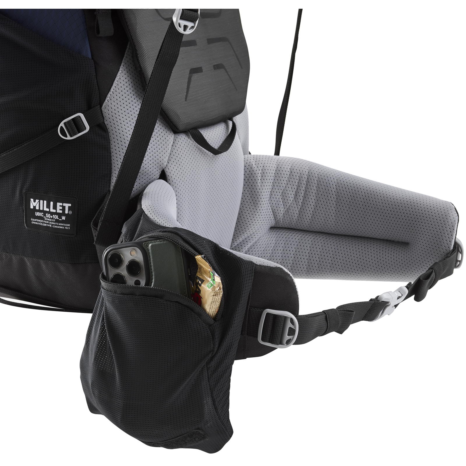 MILLET Ubic 50+10 Women - Wander- und Tourenrucksack e-black-dark blue - Bild 7