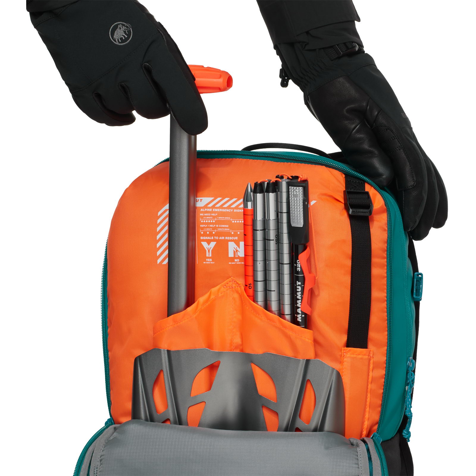 Mammut Nirvana 28 Women - Freeride Rucksack deep teal-black - Bild 11