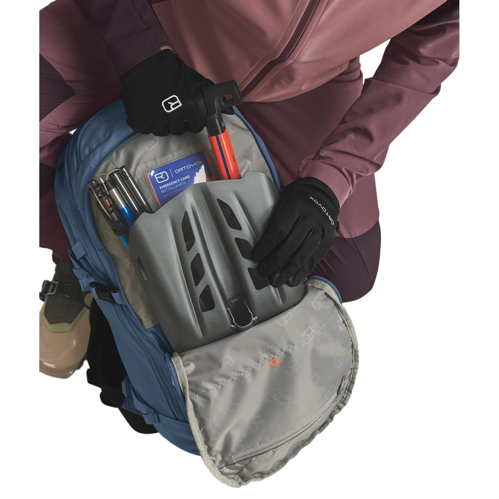 Ortovox Venet Tour 28 S - Skitourenrucksack light nunatak - Bild 27