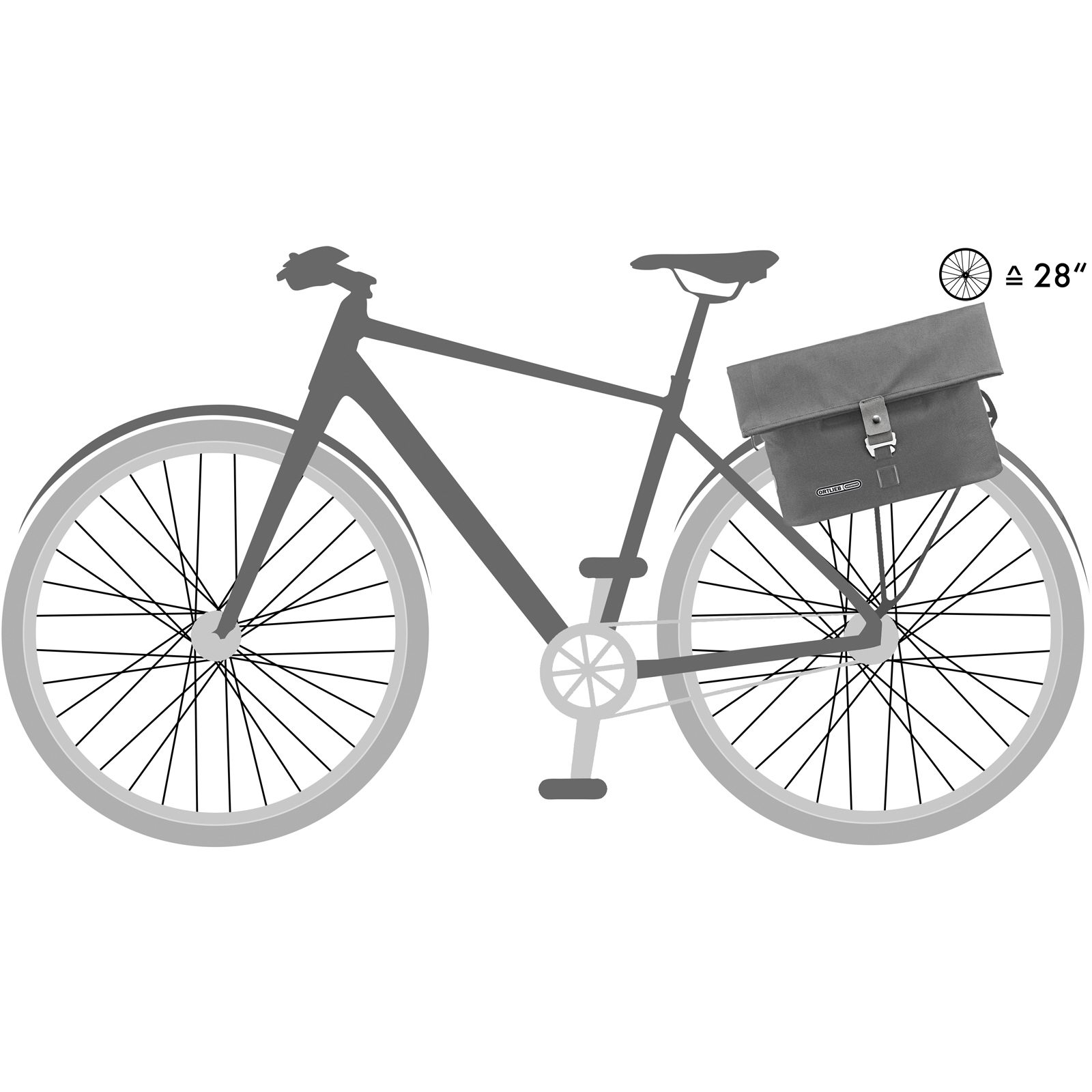 ORTLIEB TWIN-CITY 9L Urban - Fahrrad-Aktentasche pepper - Bild 7