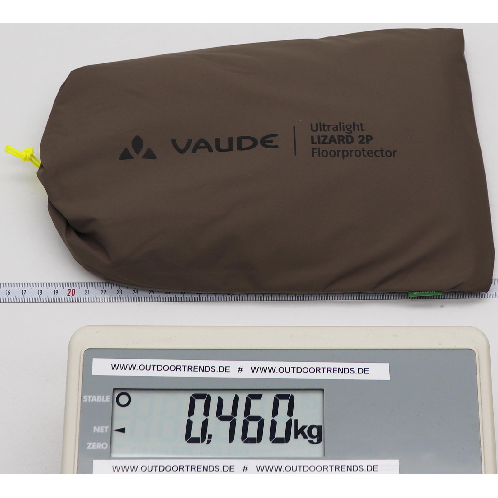 VAUDE Floorprotector Ultralight Lizard 2P - Zeltunterlage bark - Bild 4