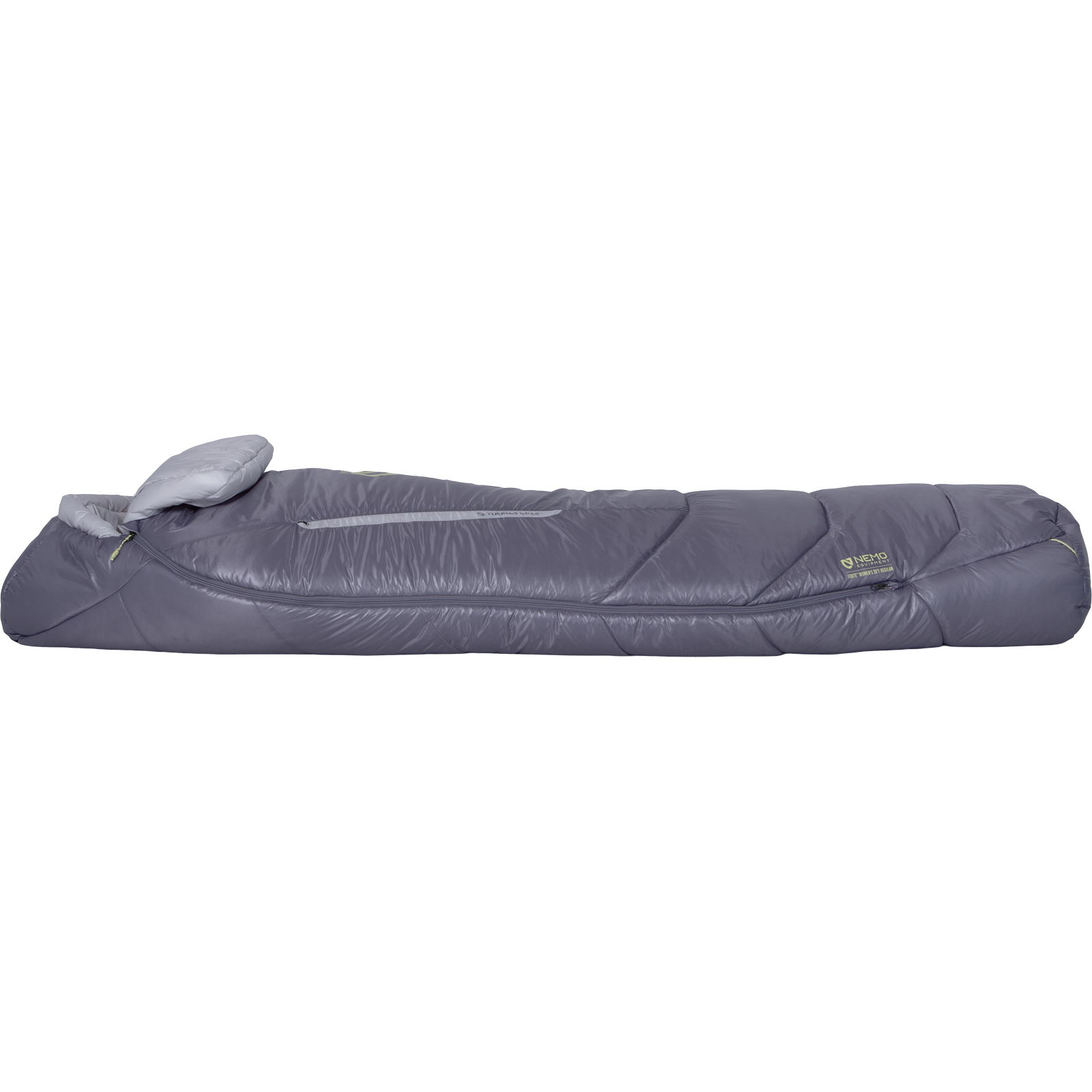 NEMO Forte Women 20 - Kunstfaser-Schlafsack quicksilver-aluminum - Bild 5