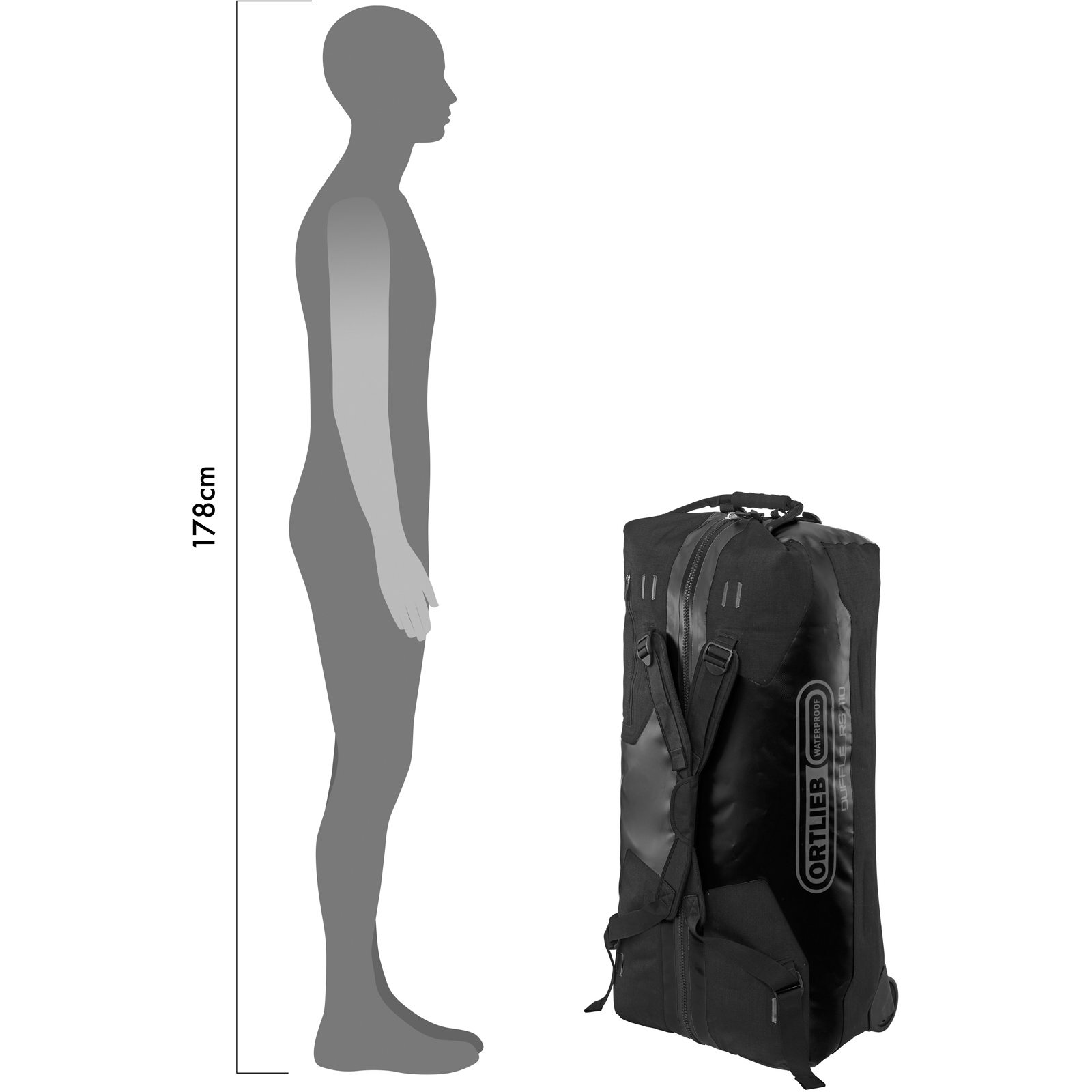 ORTLIEB Duffle RS 110L - Expeditionstasche schwarz - Bild 14