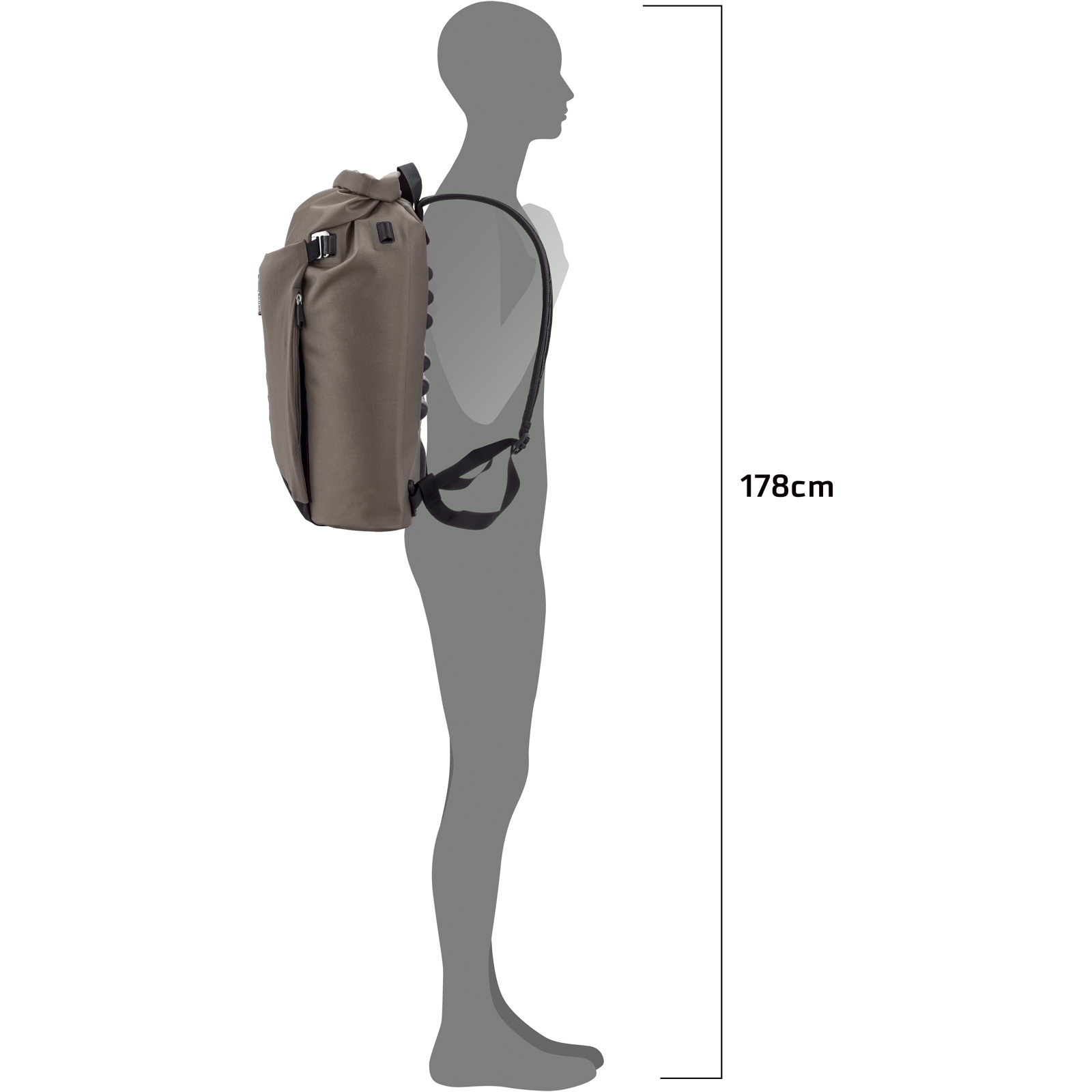 ORTLIEB Vario Lite 22L QL2.1 - Rucksack und Radtasche dark sand - Bild 50
