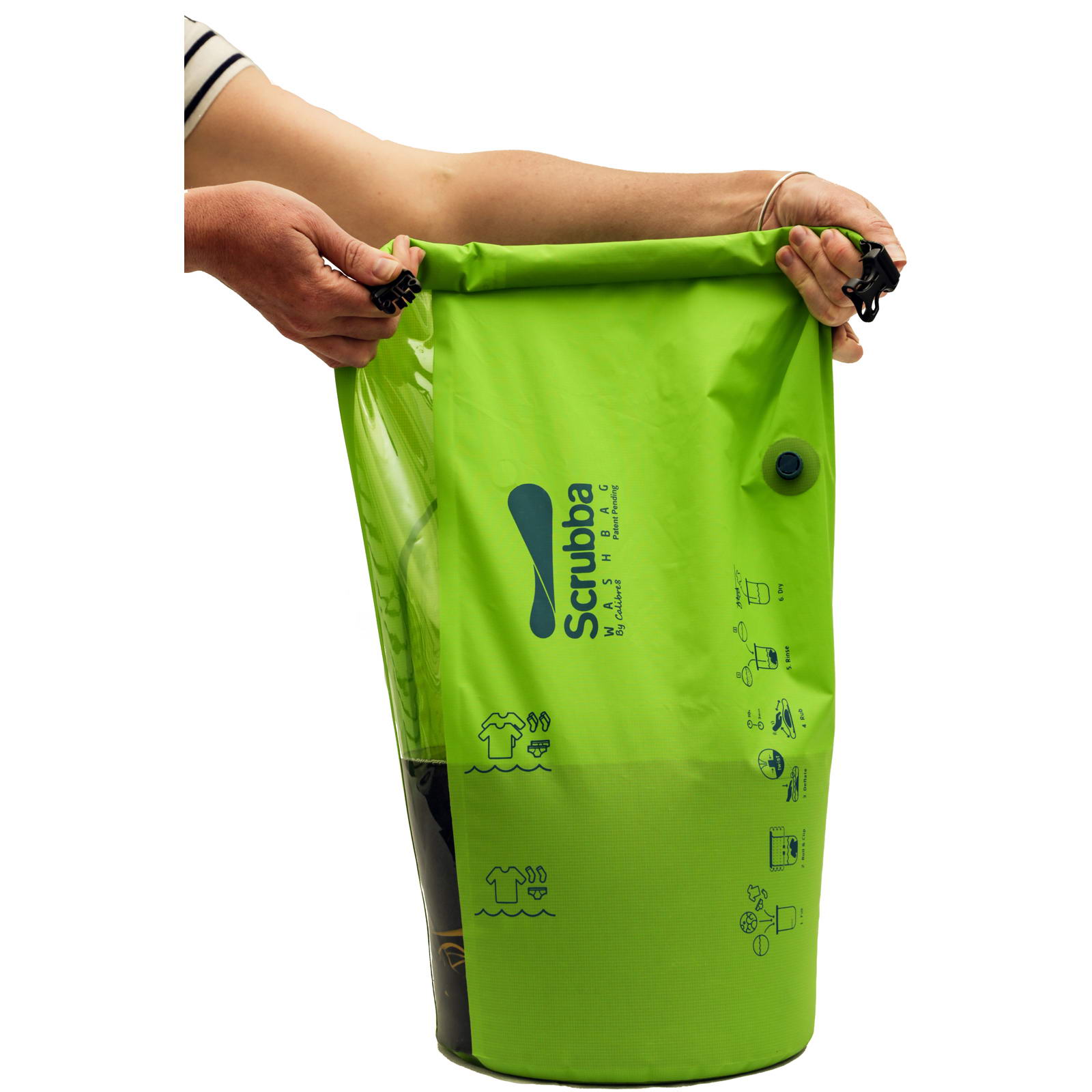 Scrubba Wash Bag - Waschbeutel grün - Bild 2