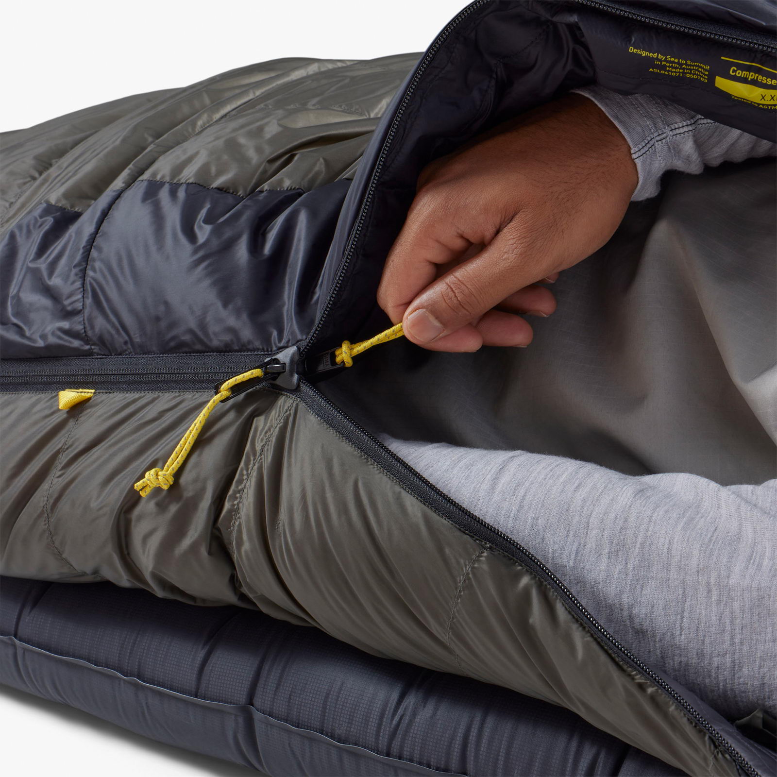 Sea to Summit Spark Pro -9C/15F - Daunenschlafsack beluga - Bild 8