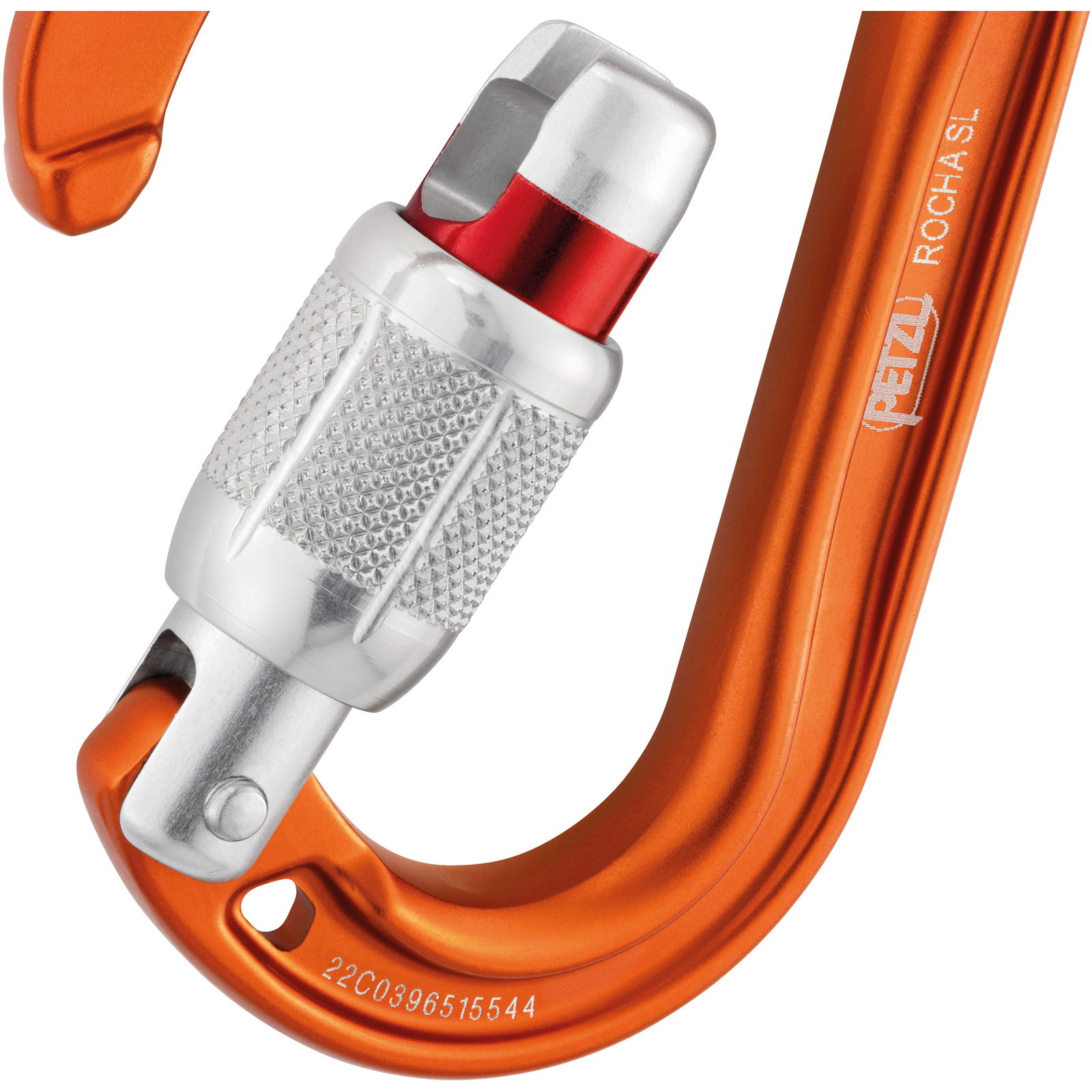 Petzl Rocha Screw-Lock - HMS Karabiner orange - Bild 3