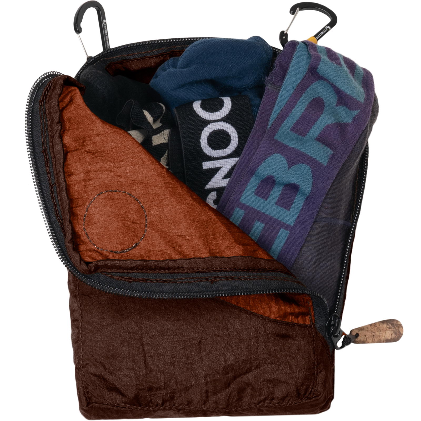 TICKET TO THE MOON Travel Cube - Packwürfel chocolate-copper - Bild 2
