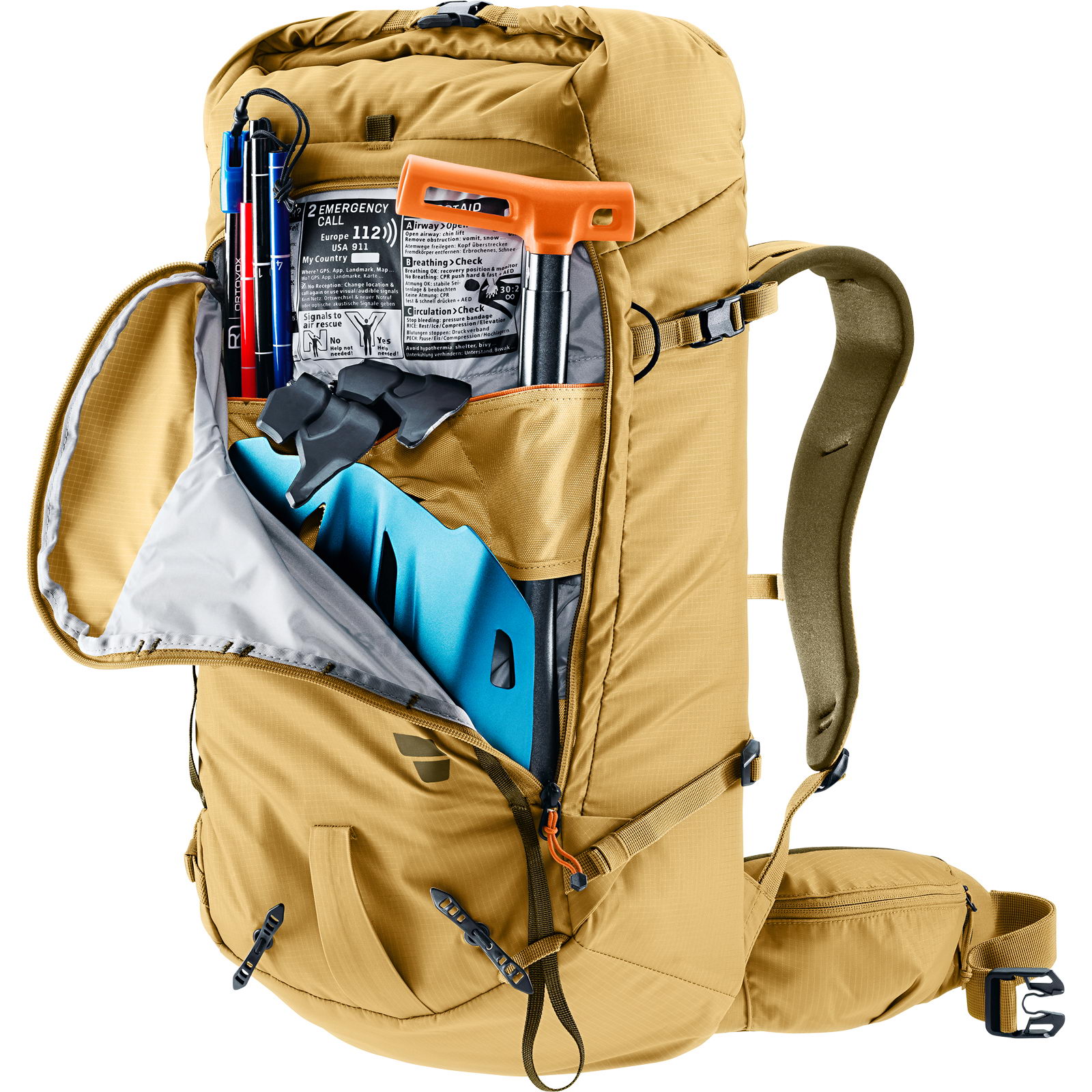 deuter Freescape Lite 26 - Skitourenrucksack savanna-nori - Bild 8