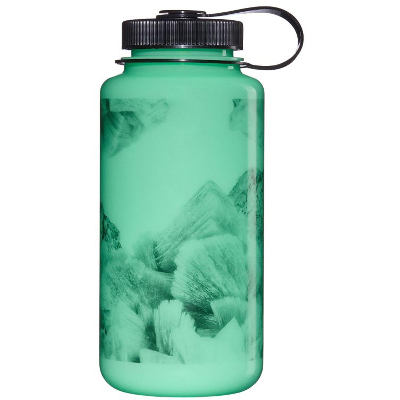 Nalgene Weithals Glow 1 Liter - Trinkflasche schwarz-crystals - Bild 19