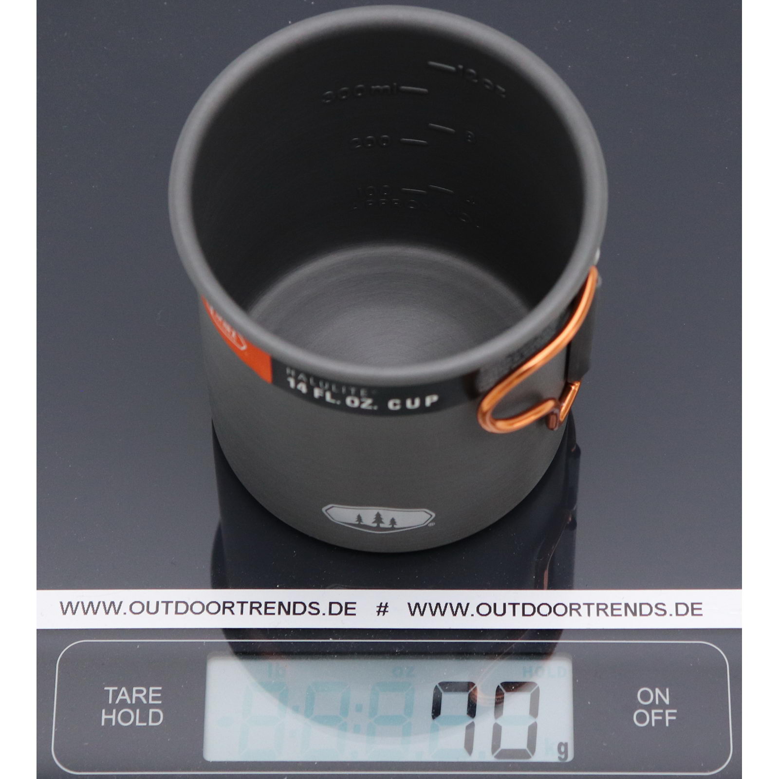GSI Halulite 14 fl. oz Cup - Aluminium Becher grey - Bild 2