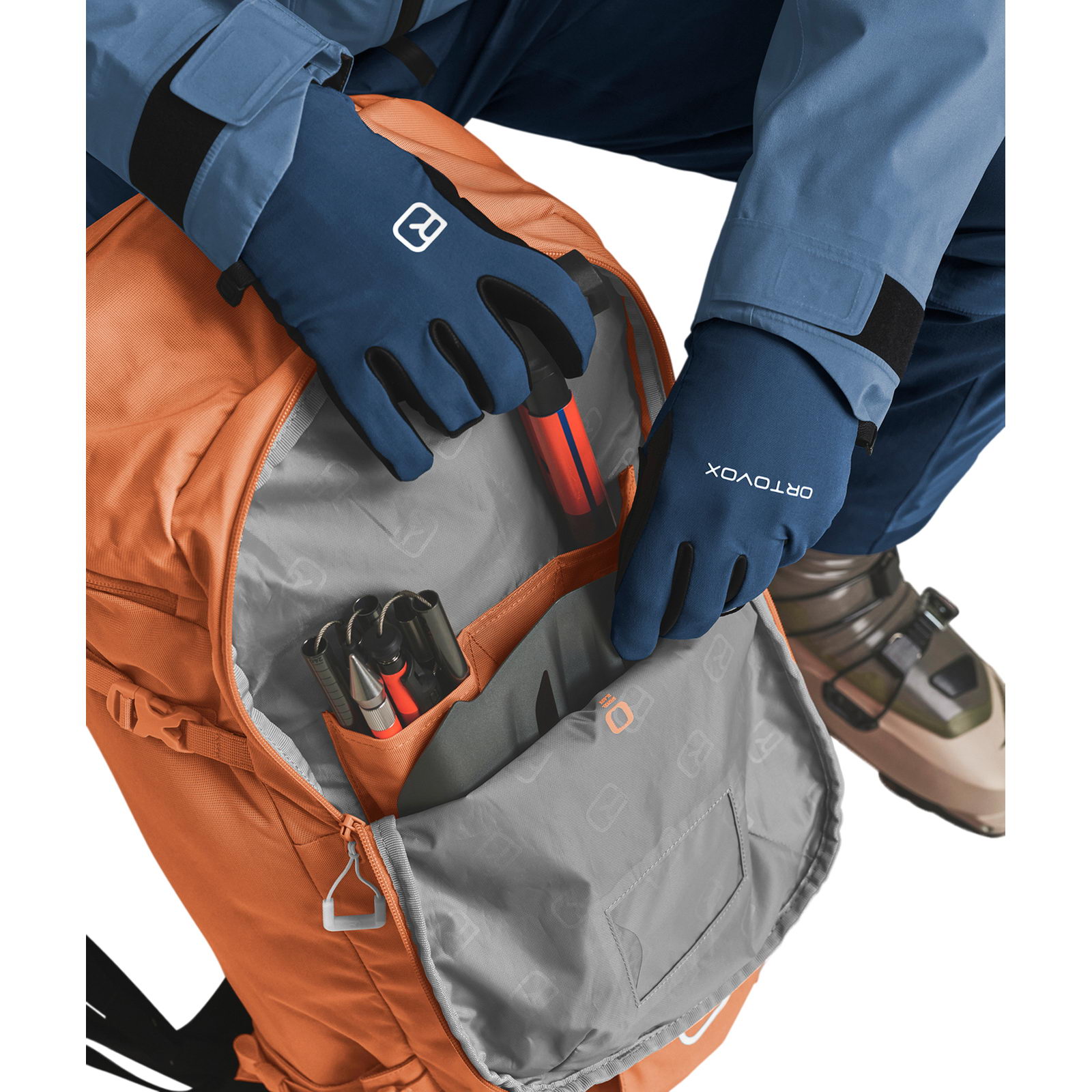 Ortovox Haute Route 40 - Skitourenrucksack faded tangerine - Bild 5