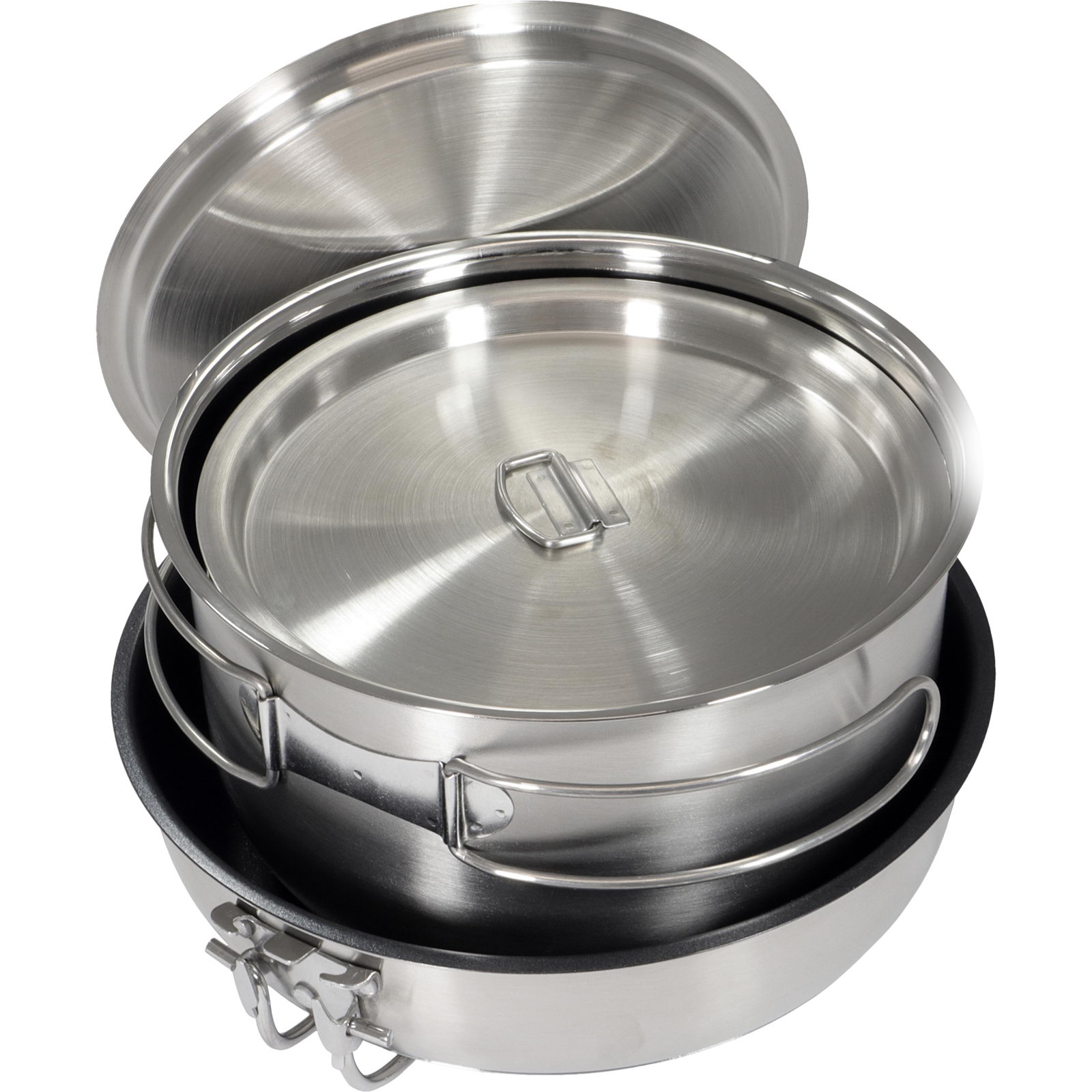 Origin Outdoors Edelstahlkochset Non-Stick - Topf- & Pfannenset - Bild 3