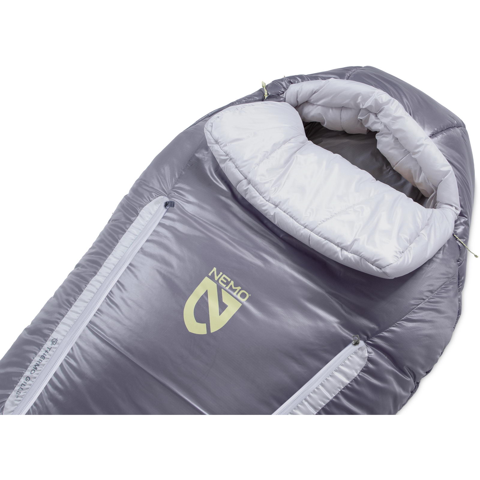 NEMO Forte Women 20 - Kunstfaser-Schlafsack quicksilver-aluminum - Bild 7