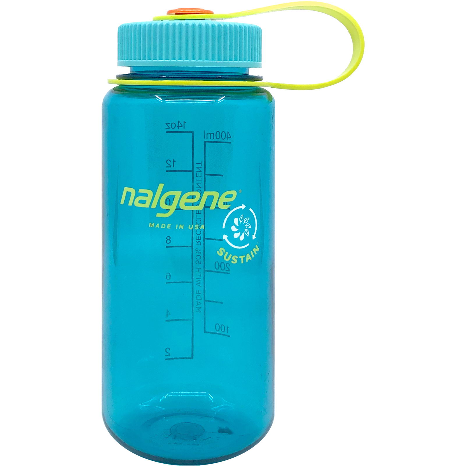 Nalgene Weithals Trinkflasche 473 ml cerulean - Bild 1