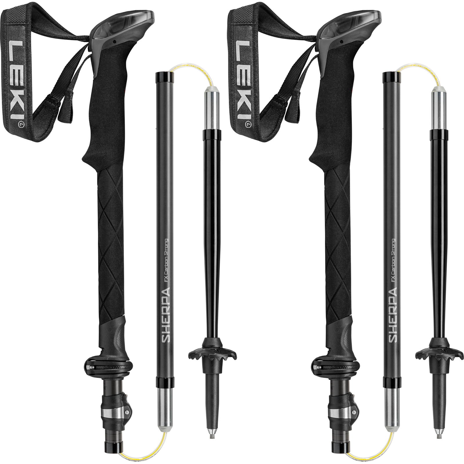 LEKI Sherpa FX Carbon Strong - Faltstöcke - Bild 2