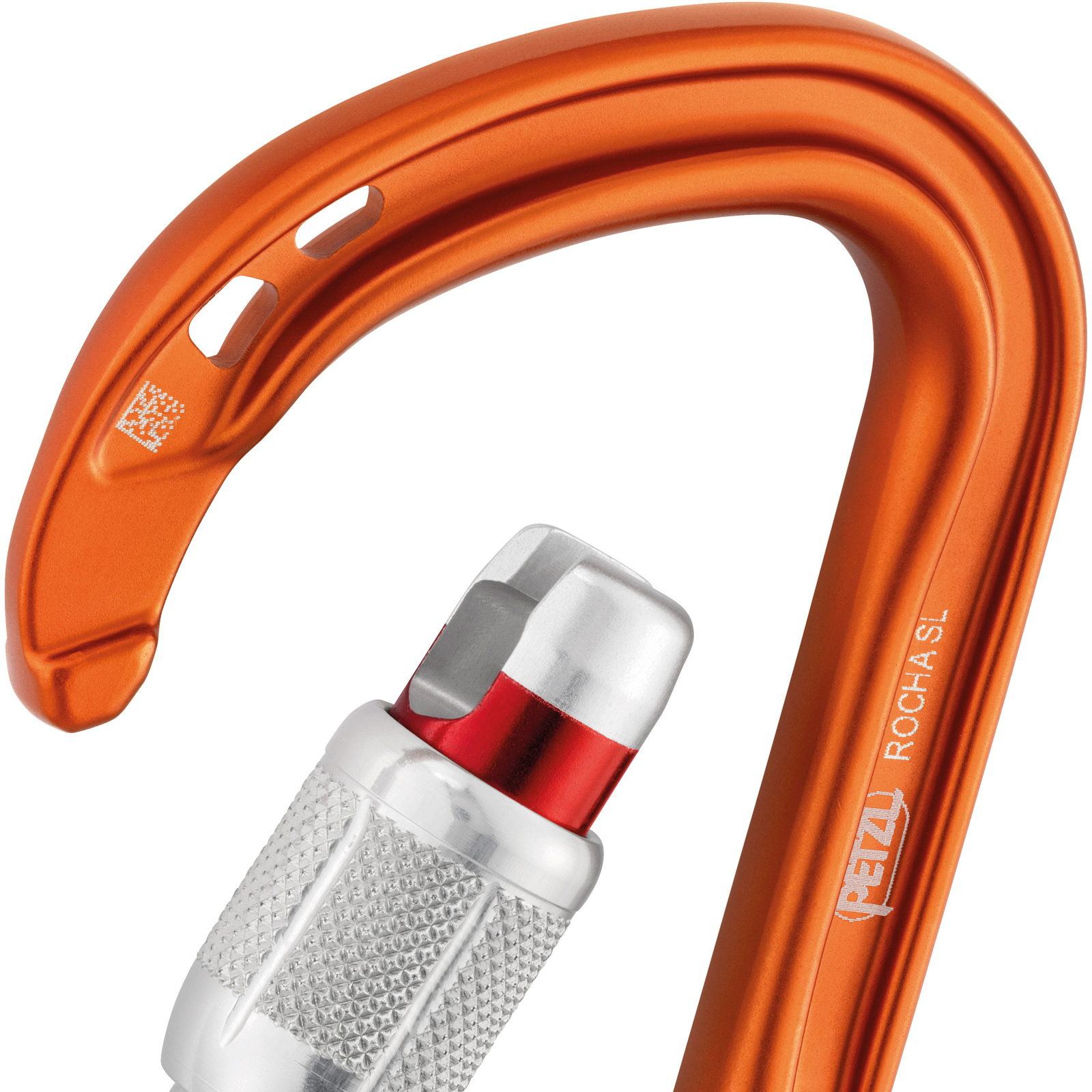 Petzl Rocha Screw-Lock - HMS Karabiner orange - Bild 2