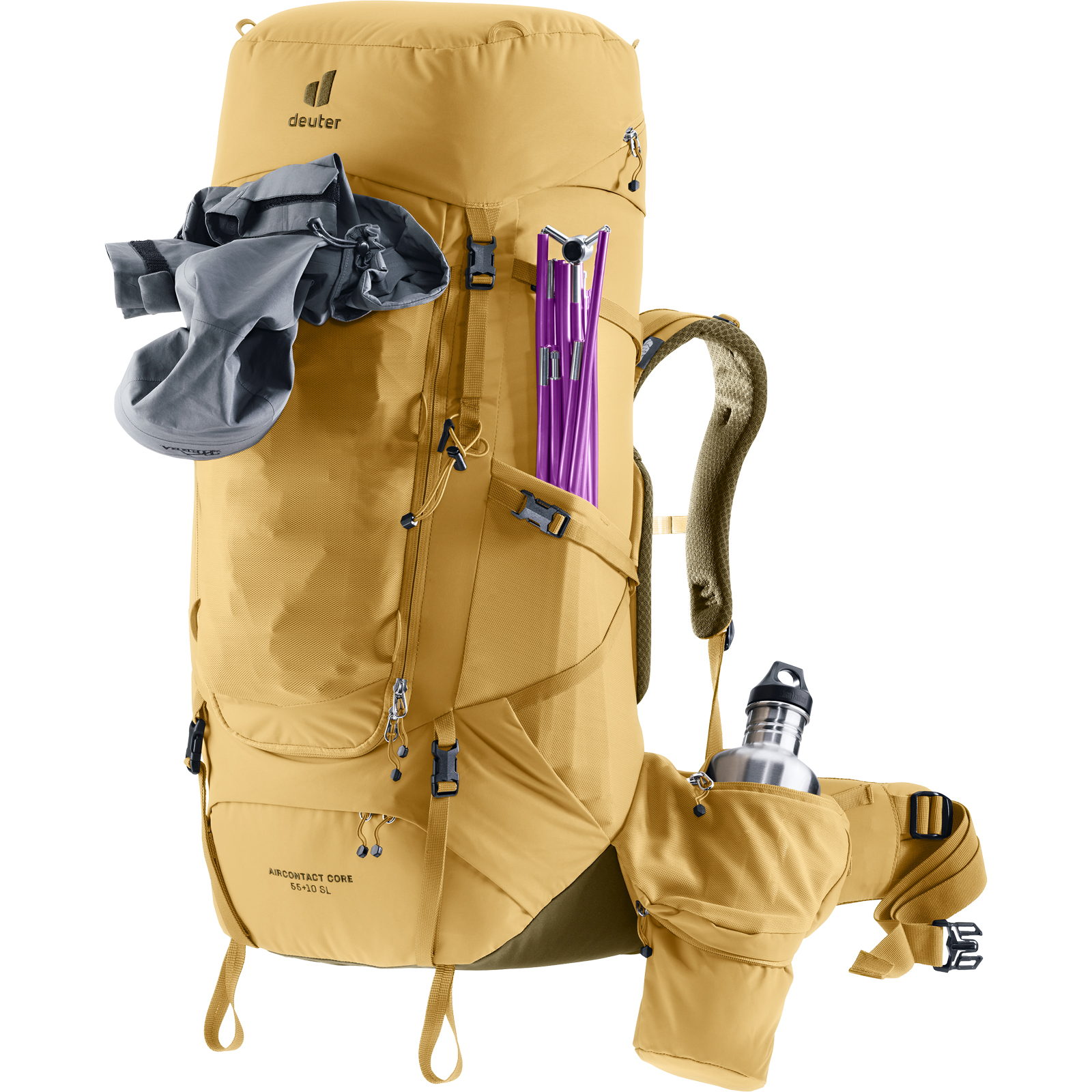 deuter Aircontact Core 55+10 SL - Trekkingrucksack savanna-nori - Bild 18
